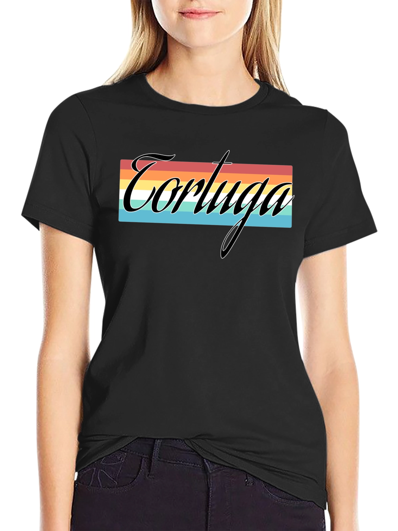 Tortuga Retro Striped Graphic Tee