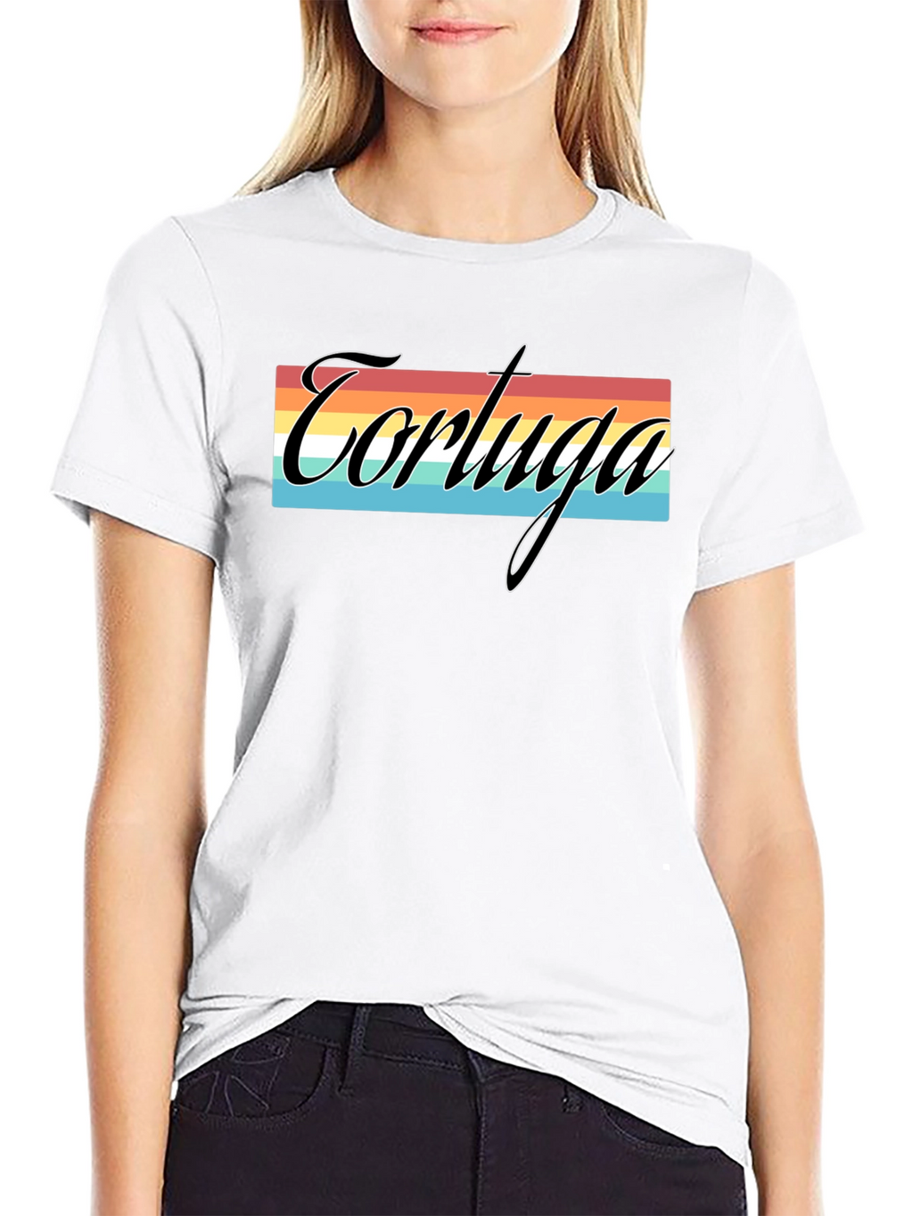 Tortuga Retro Striped Graphic Tee