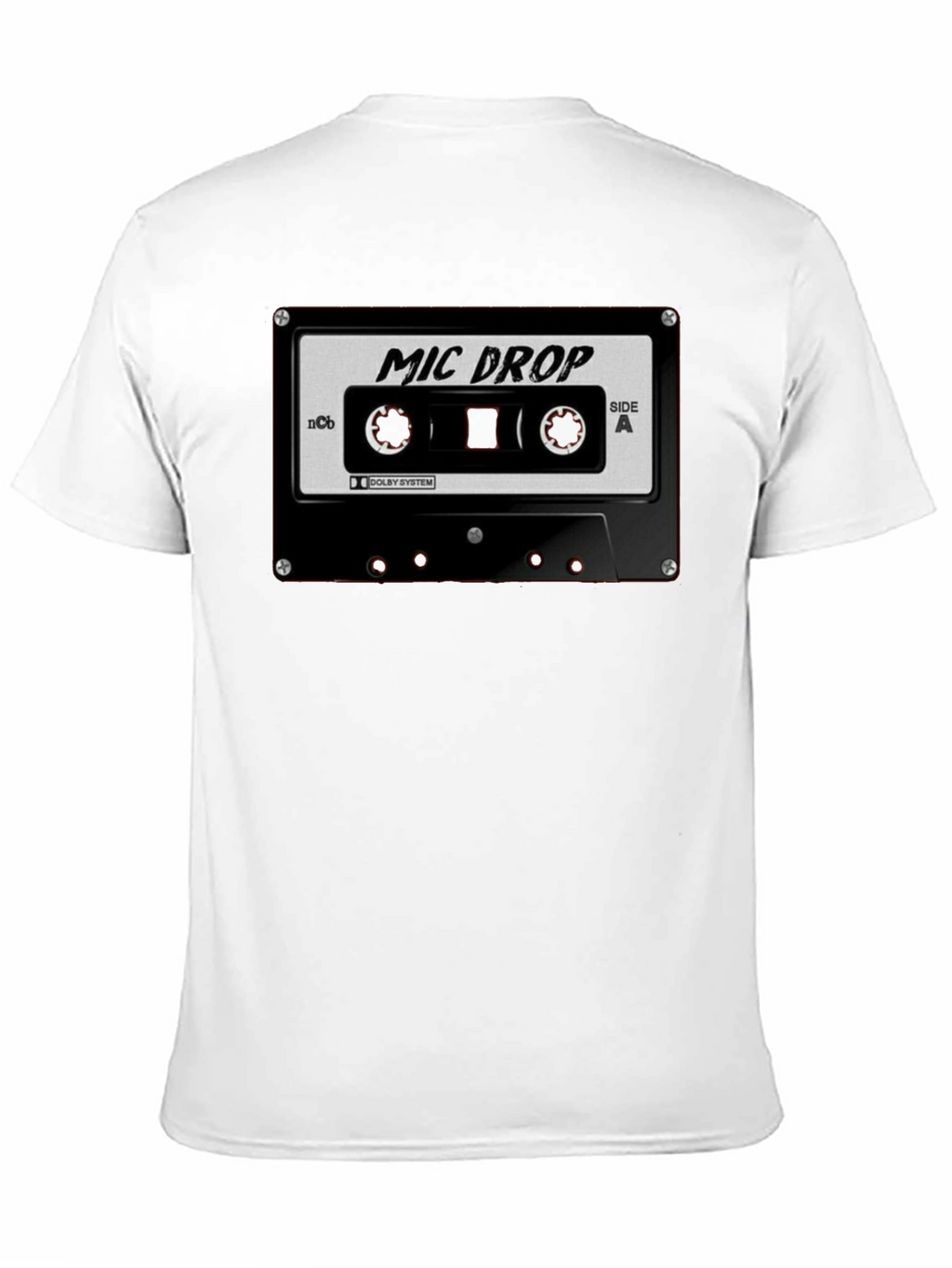 Mic Drop Cassette Tape Black T-Shirt