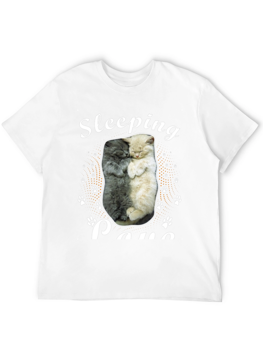 Sleeping Cats Graphic Tee - Cute Animal Lover Shirt