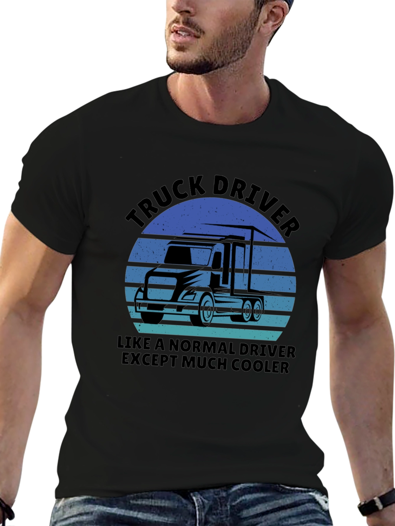 Truck Driver Cool Graphic T-Shirt