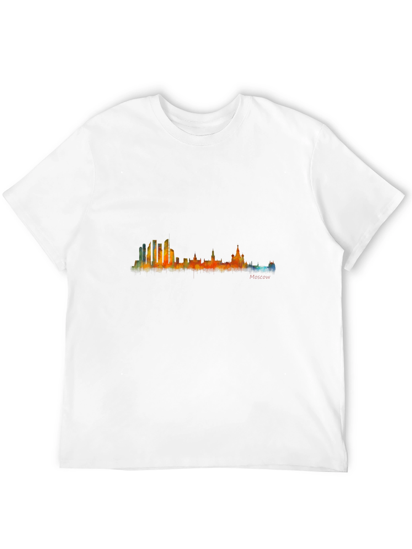 Moscow Skyline Graphic Tee - Mens Black T-Shirt