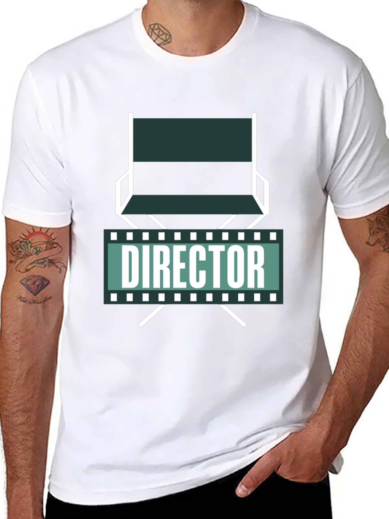 Director Chair Graphic Tee - Movie Lover T-Shirt