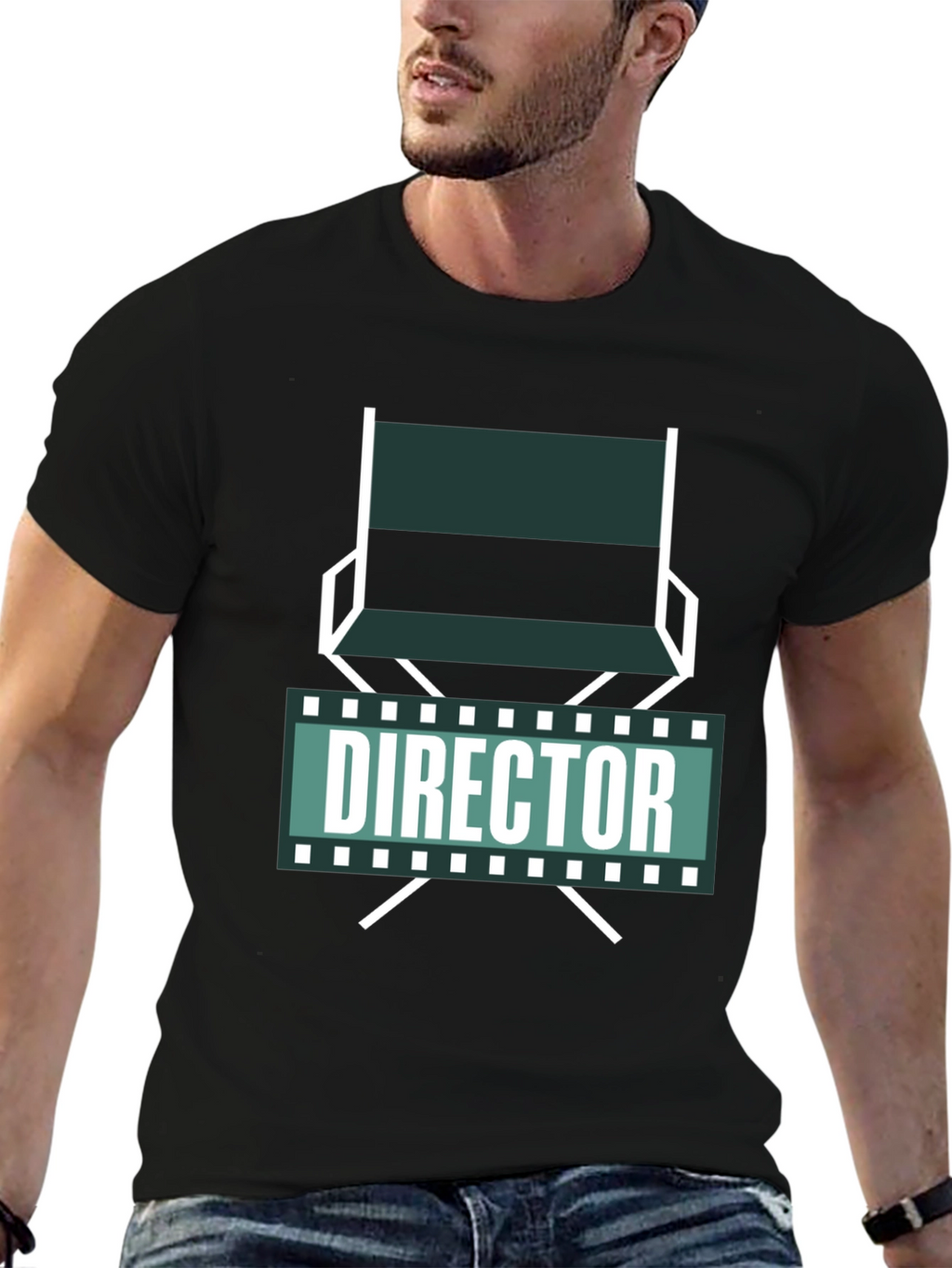 Director Chair Graphic Tee - Movie Lover T-Shirt