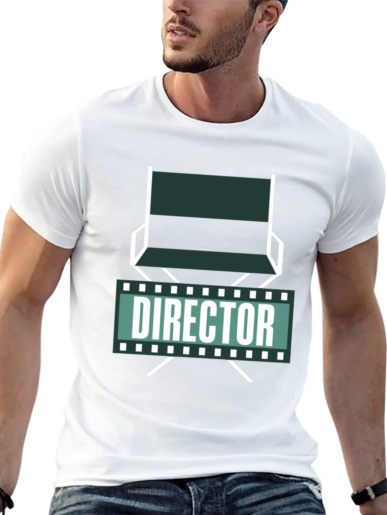 Director Chair Graphic Tee - Movie Lover T-Shirt