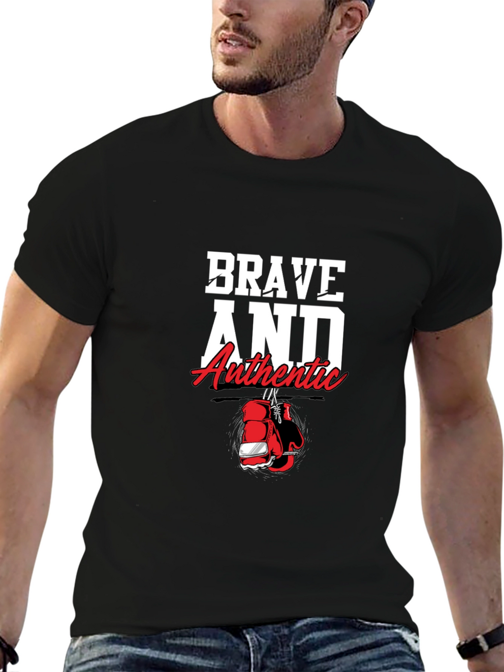 Brave and Authentic Graphic Tee