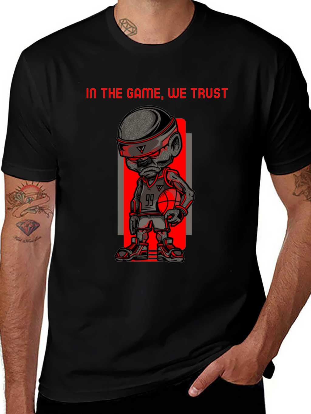 Urban Graphic Tee - In the Game We Trust