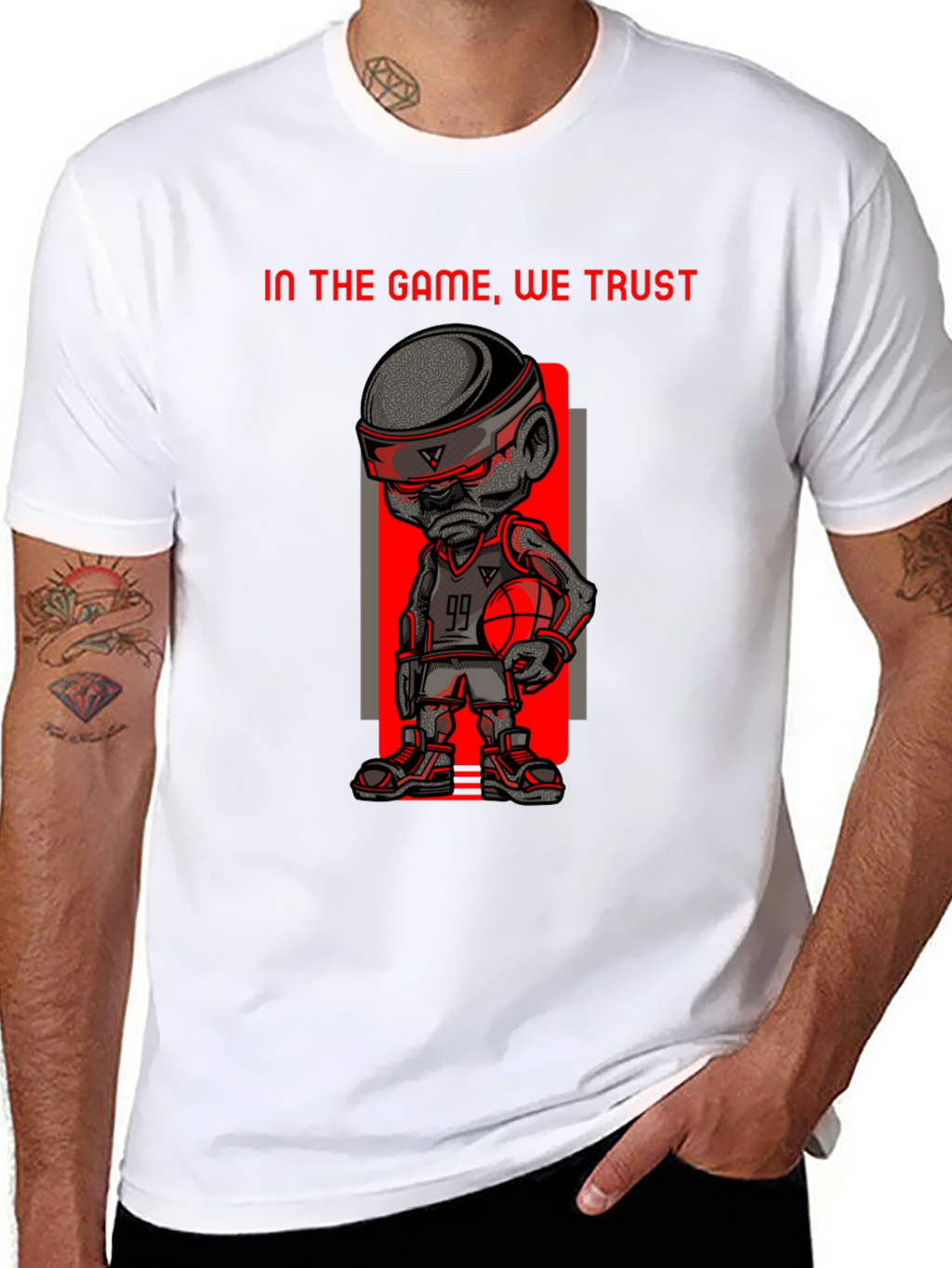 Urban Graphic Tee - In the Game We Trust