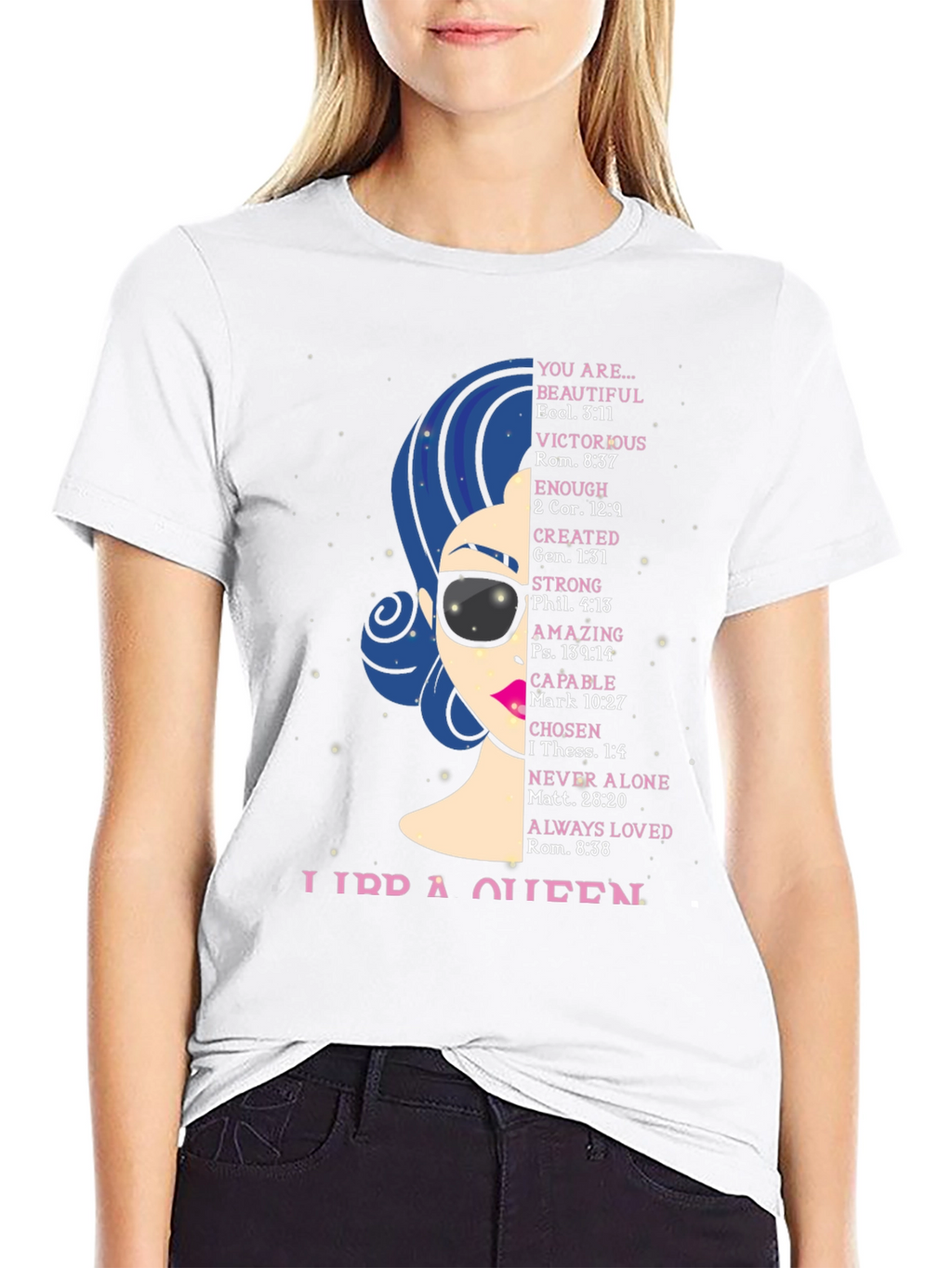 Libra Queen Graphic T-Shirt - Zodiac Birthday Gift