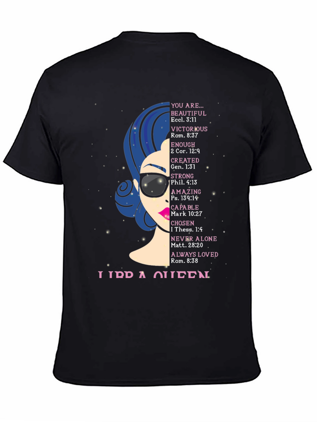 Libra Queen Graphic T-Shirt - Zodiac Birthday Gift