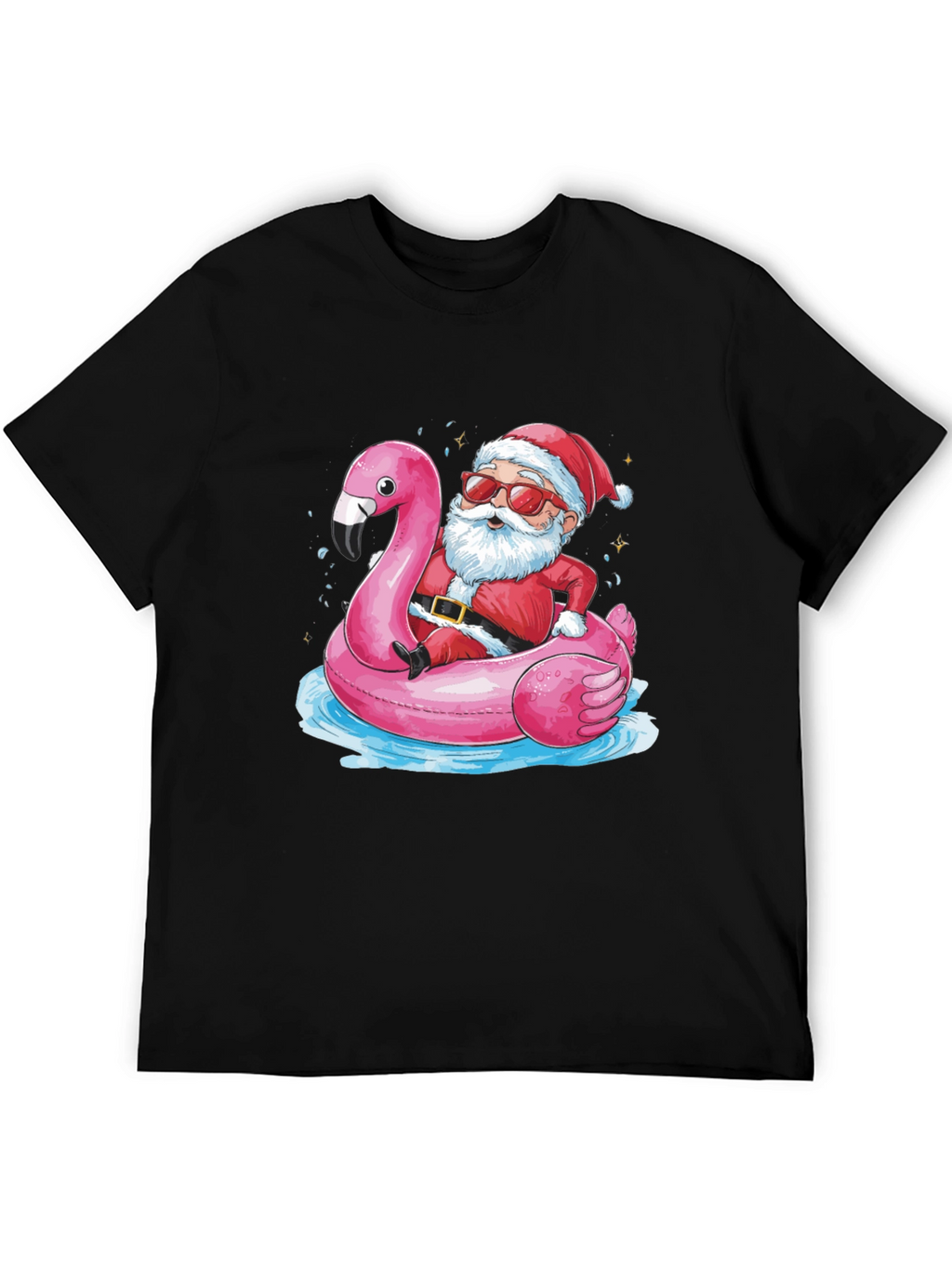 Santa Flamingo T-Shirt
