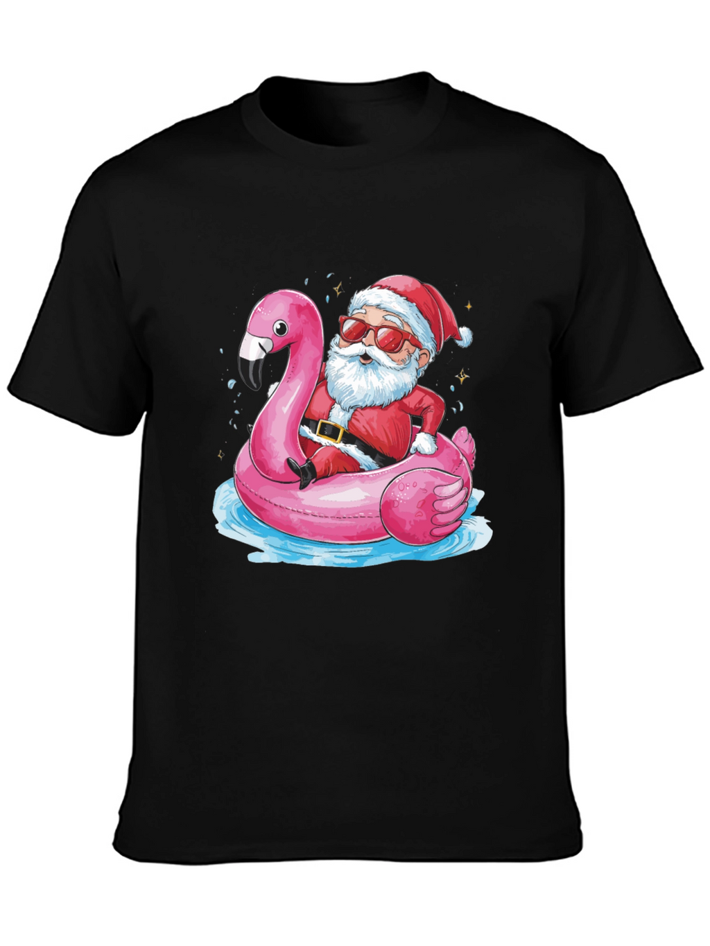 Santa Flamingo T-Shirt