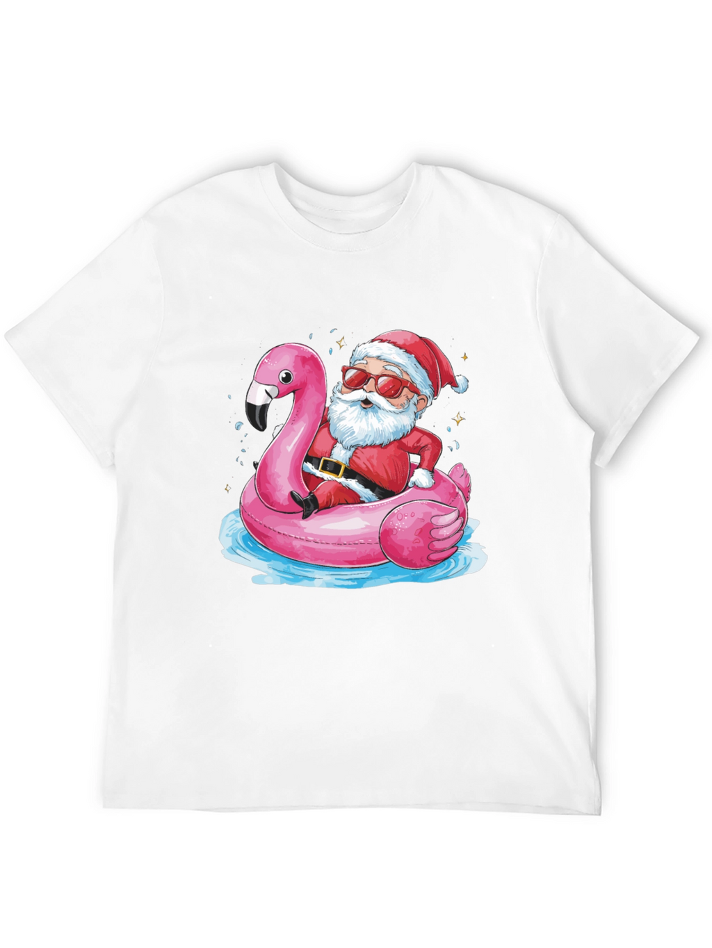 Santa Flamingo T-Shirt