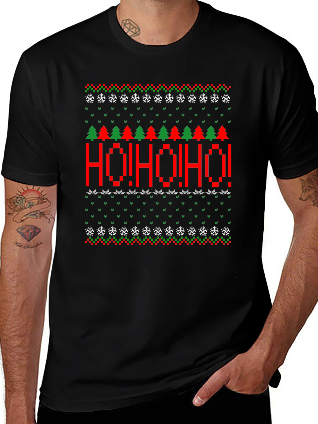 Ho! Ho! Ho! Ugly Christmas Sweater T-Shirt