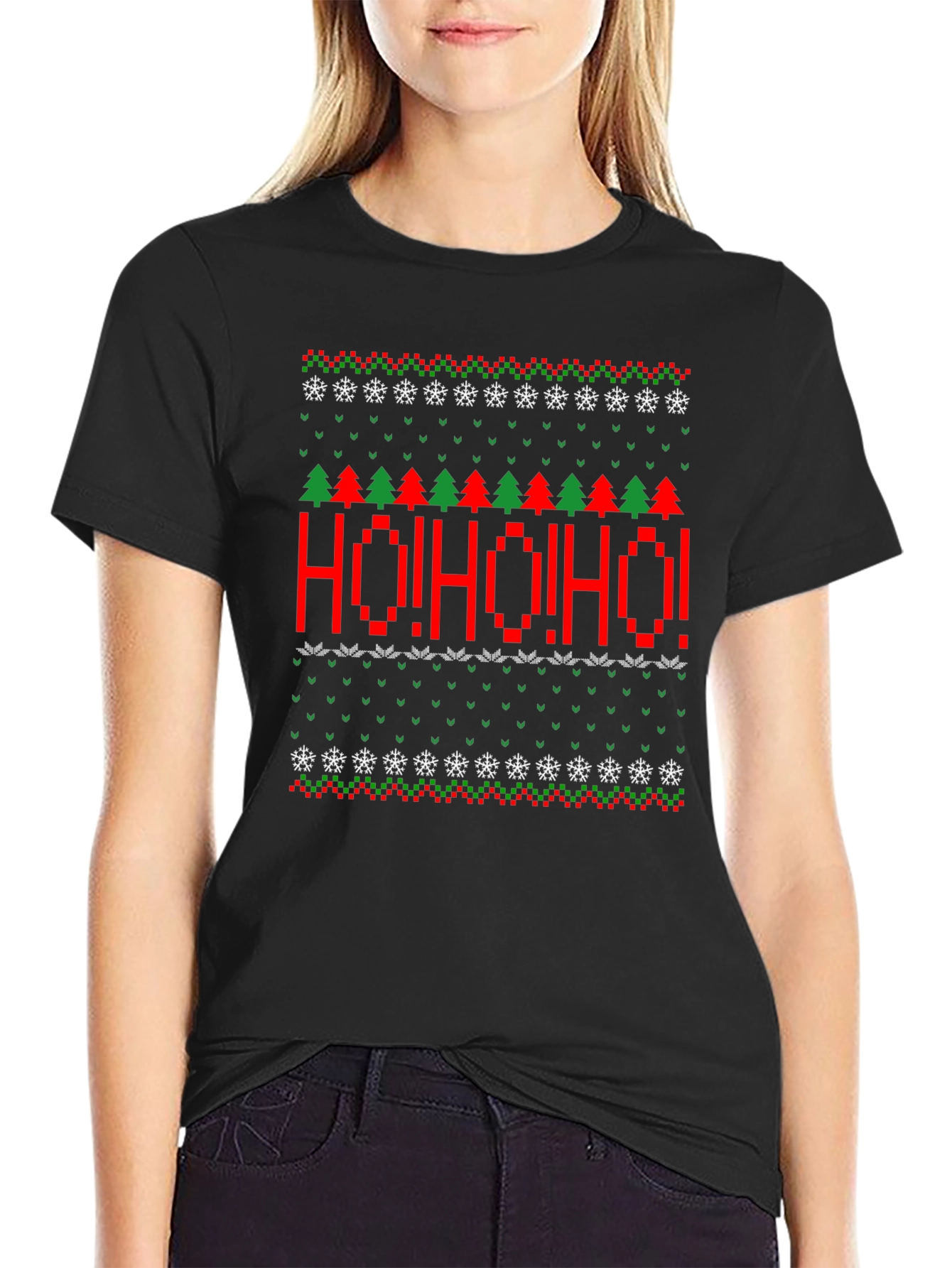 Ho! Ho! Ho! Ugly Christmas Sweater T-Shirt