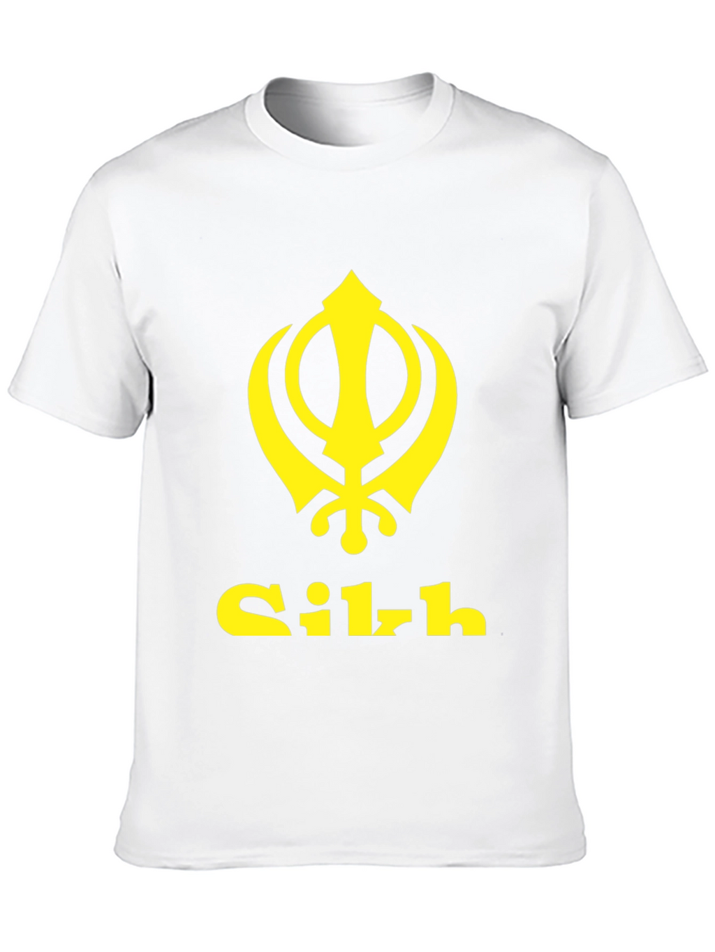 Sikh Khanda Symbol Black T-Shirt