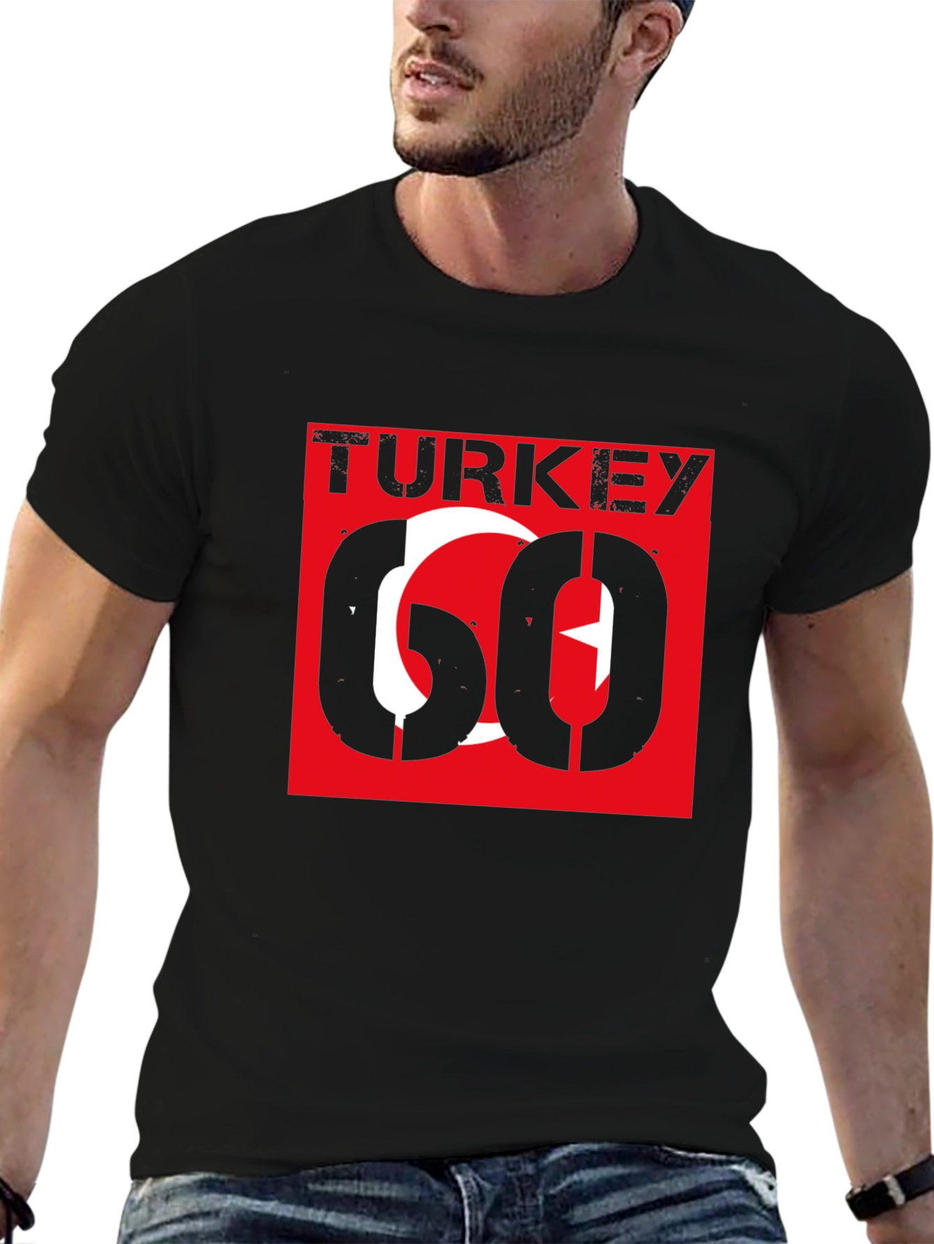 Turkey Flag Graphic Tee - Stylish Patriotic T-Shirt