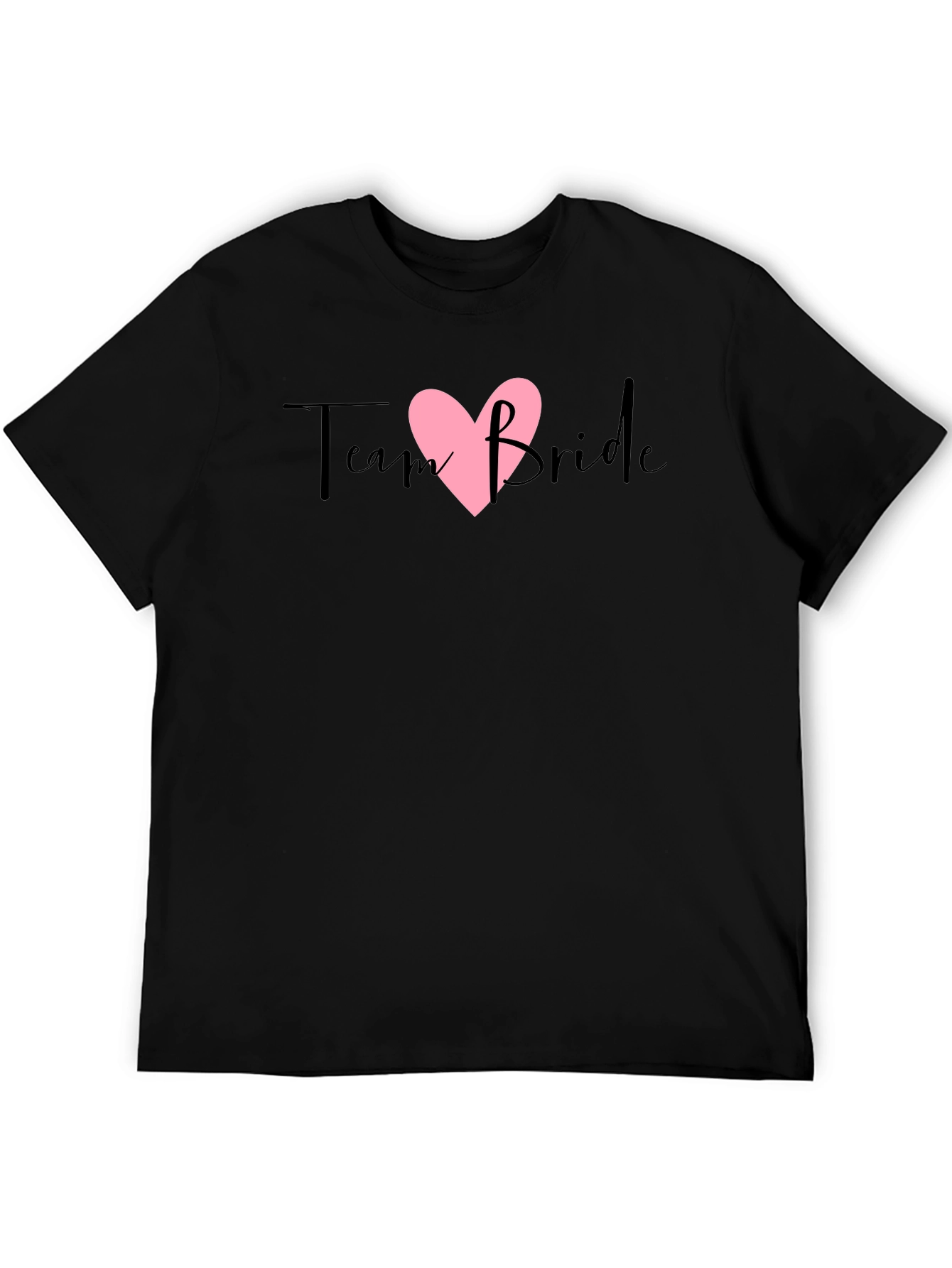 Team Bride Heart Graphic Tee - Bridal Party Shirt