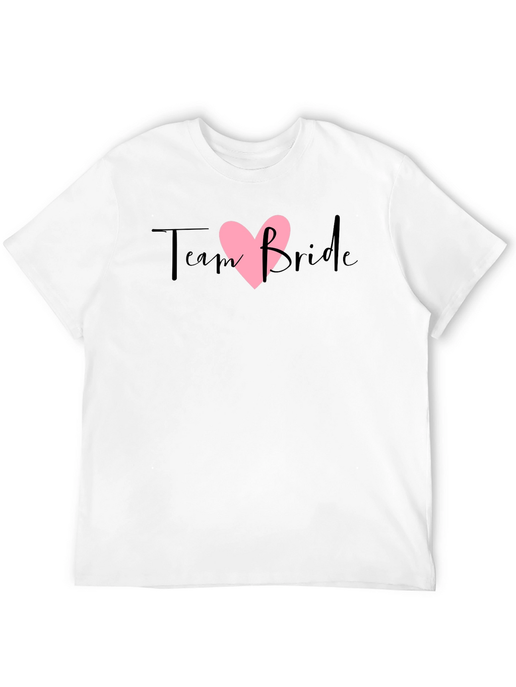 Team Bride Heart Graphic Tee - Bridal Party Shirt