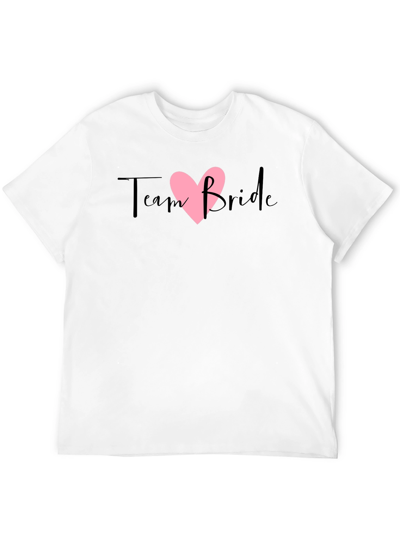 Team Bride Heart Graphic Tee - Bridal Party Shirt