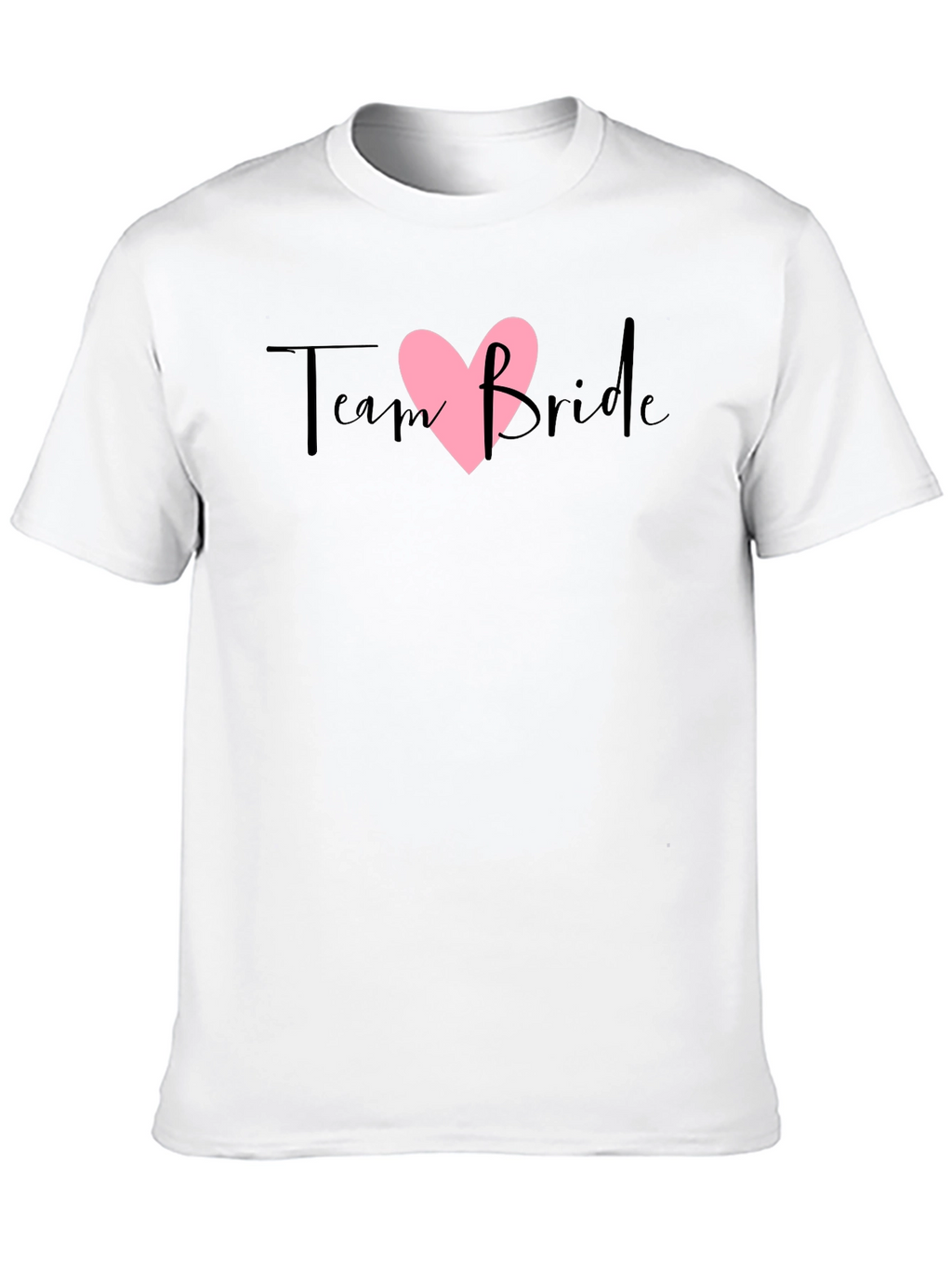 Team Bride Heart Graphic Tee - Bridal Party Shirt