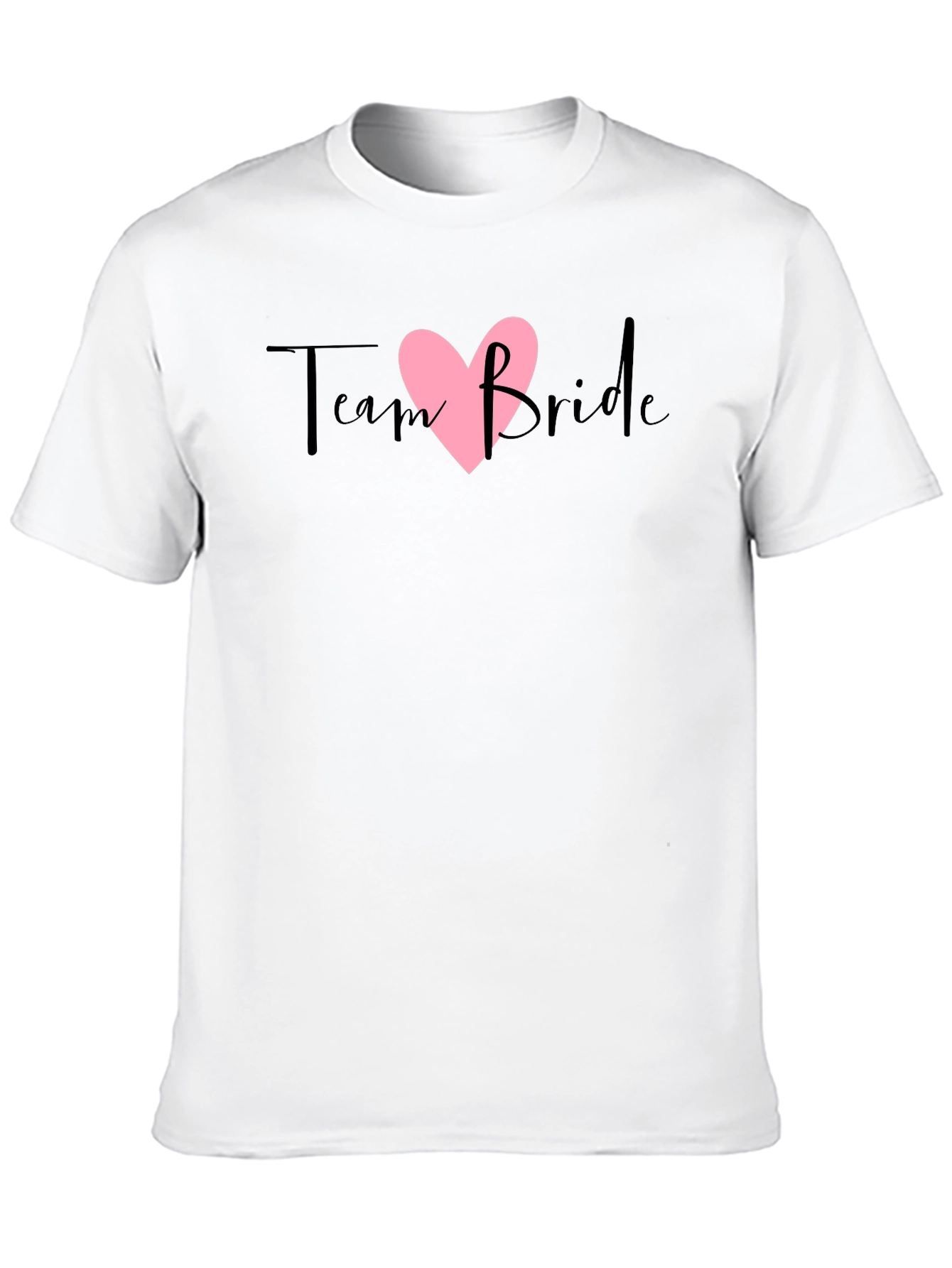 Team Bride Heart Graphic Tee - Bridal Party Shirt