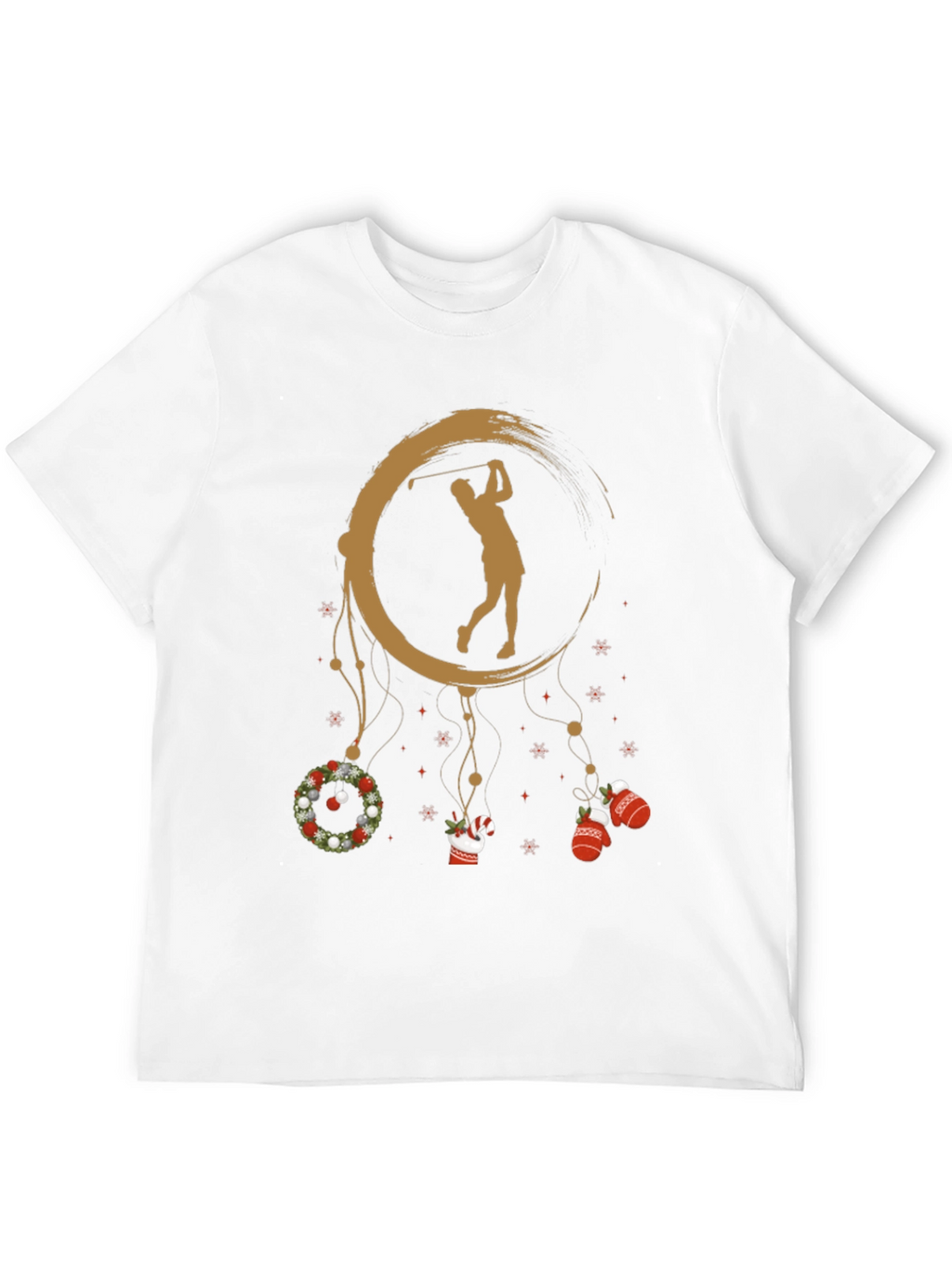 Golf Player Christmas T-Shirt