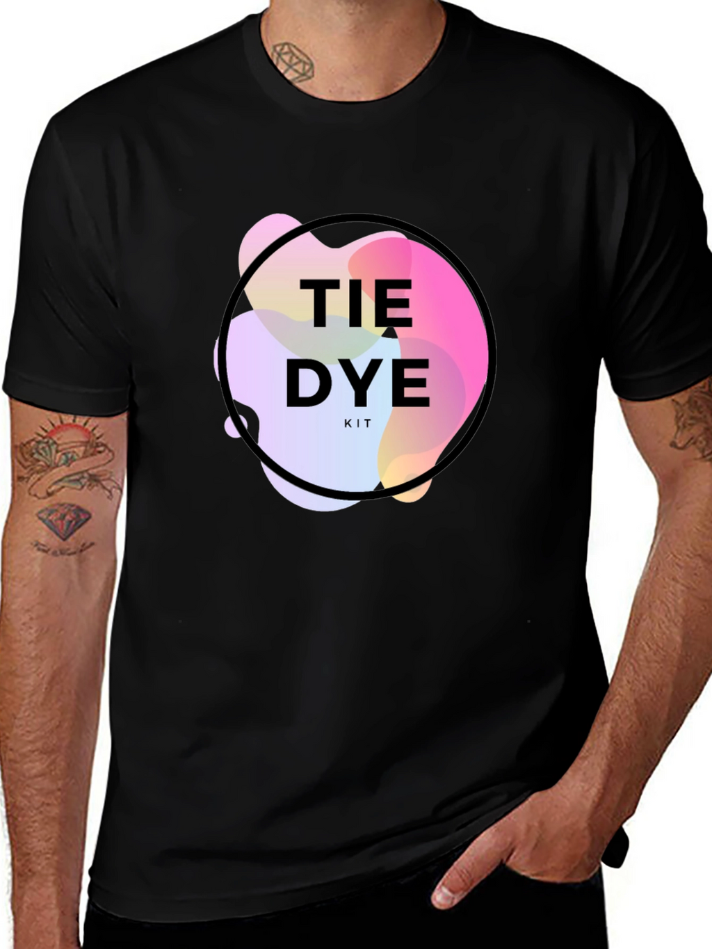 Tie Dye Kit Black T-Shirt