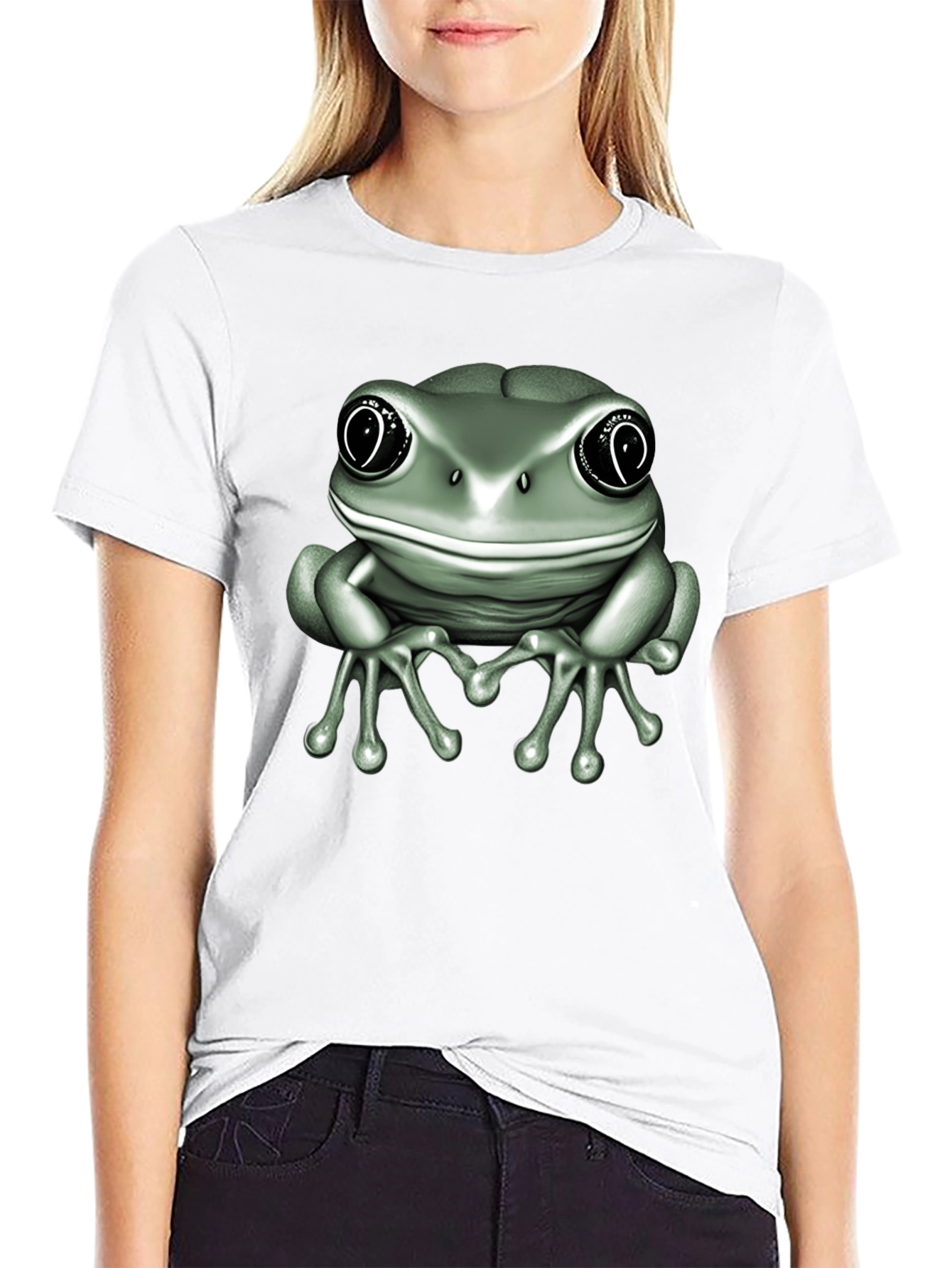 Frog Graphic T-Shirt - Stylish Mens Tee