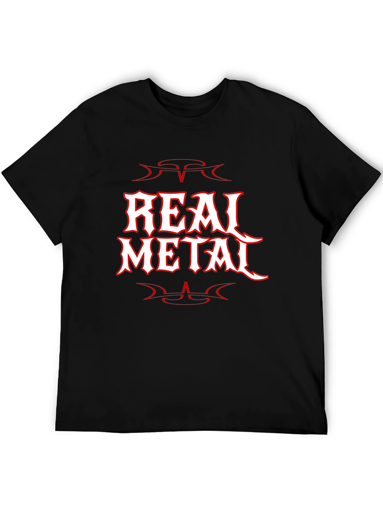 Real Metal Black T-Shirt - Graphic Tee