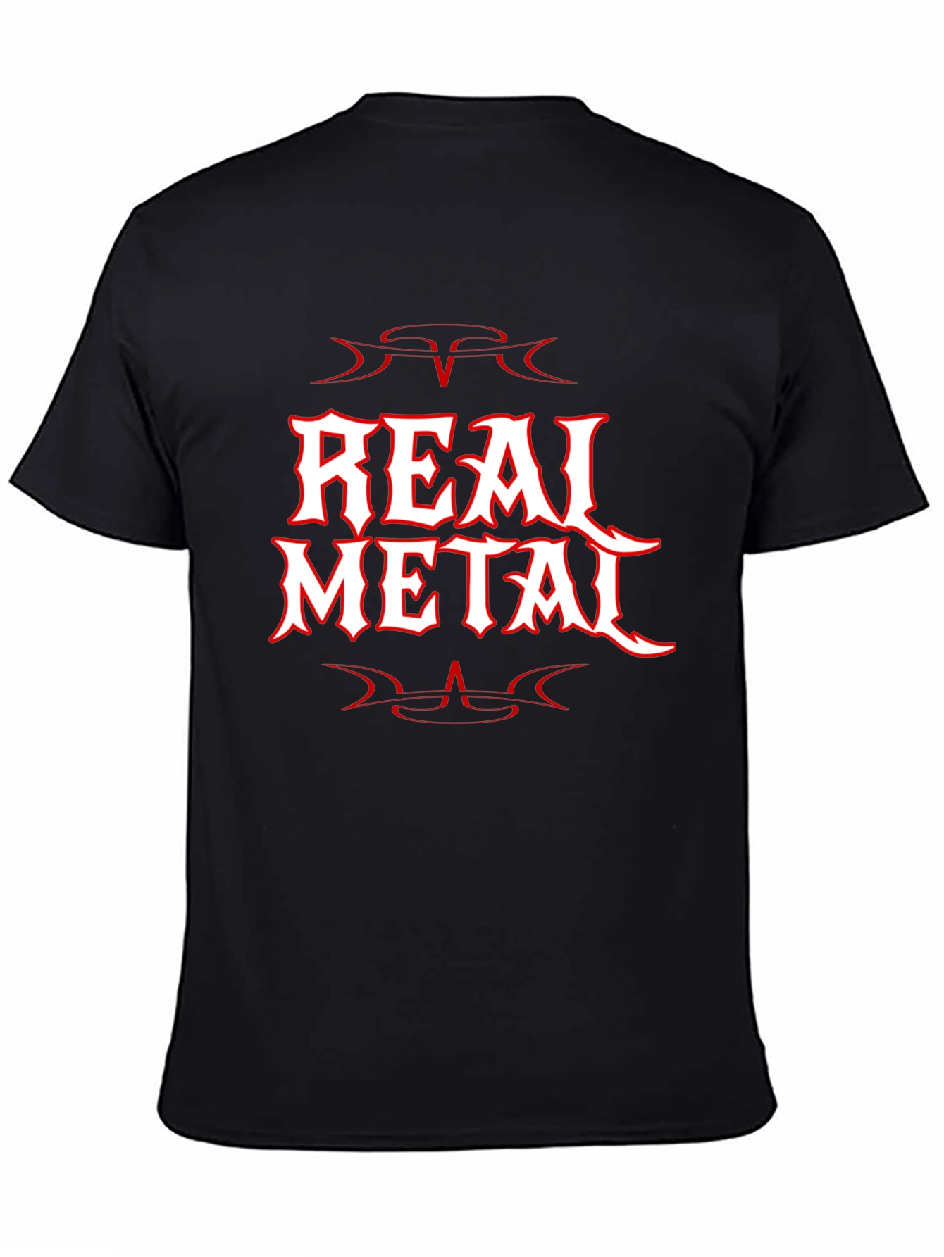 Real Metal Black T-Shirt - Graphic Tee