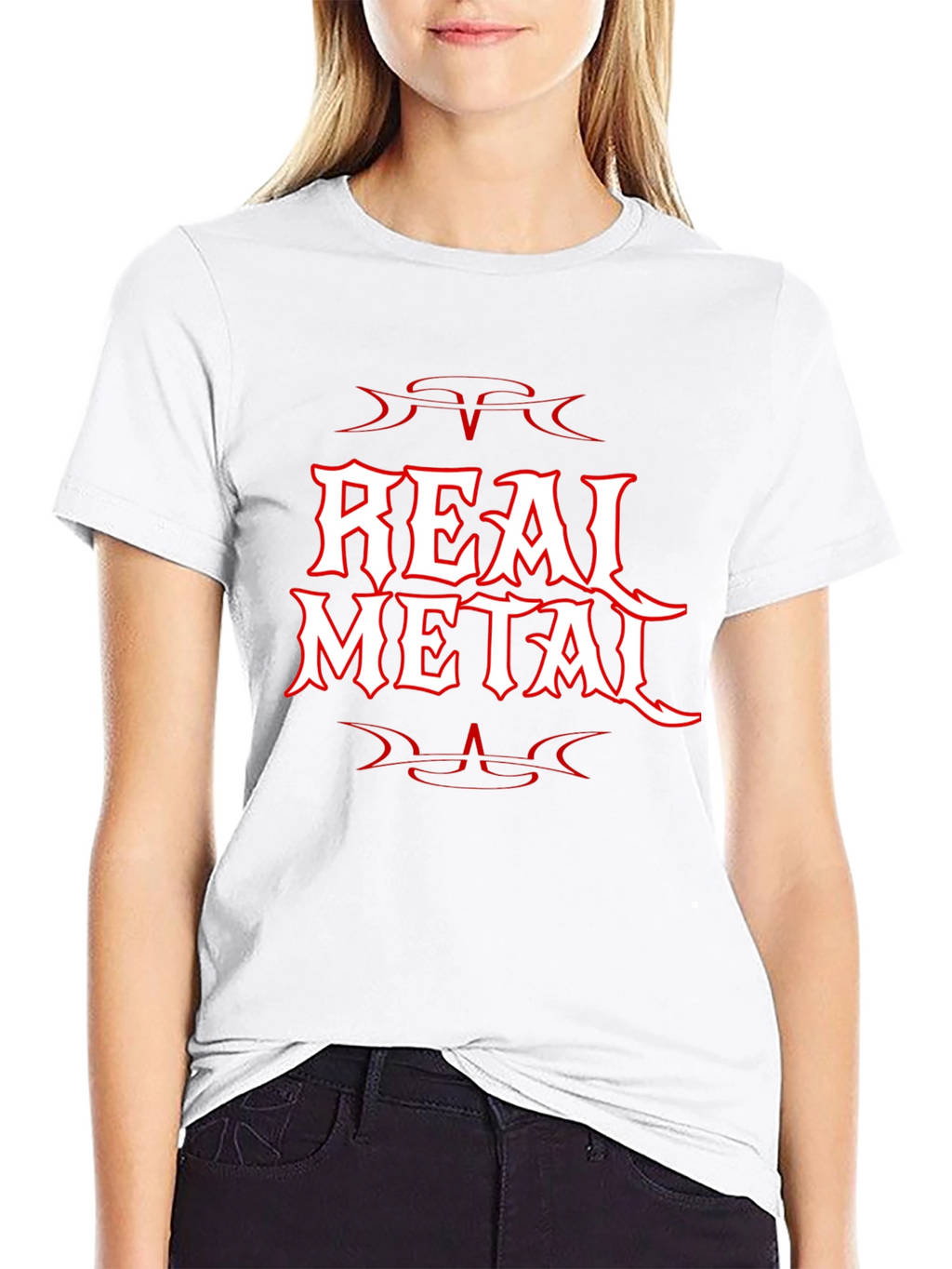 Real Metal Black T-Shirt - Graphic Tee