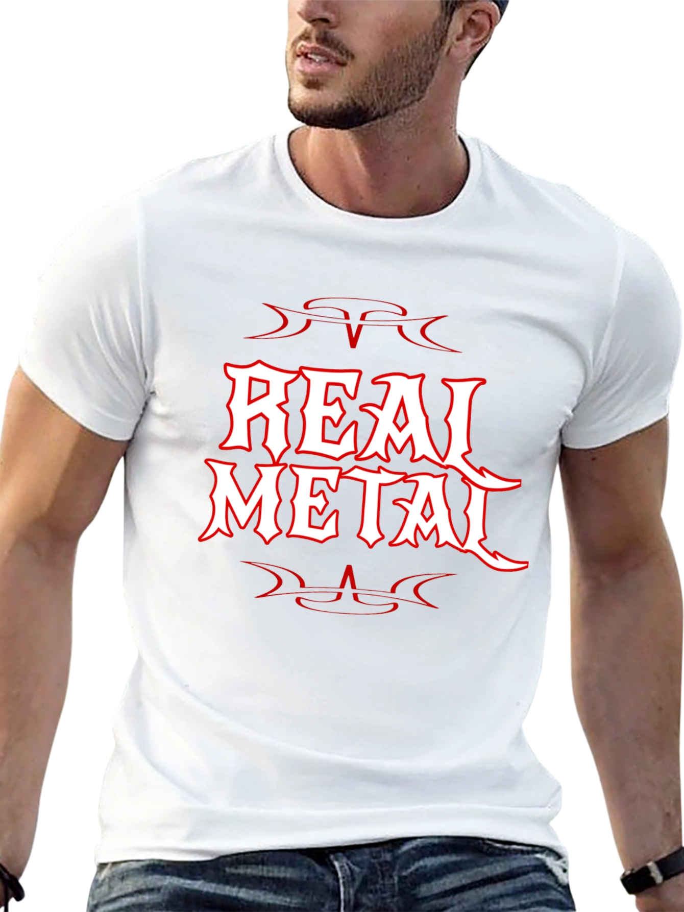 Real Metal Black T-Shirt - Graphic Tee