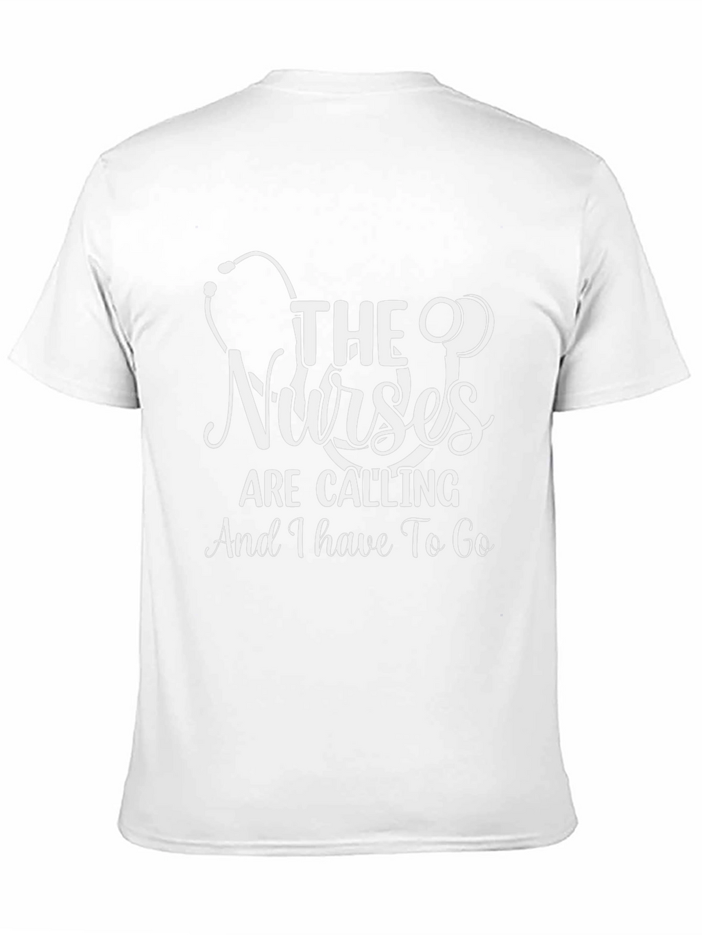 Nurses Are Calling T-Shirt - Black Cotton Blend