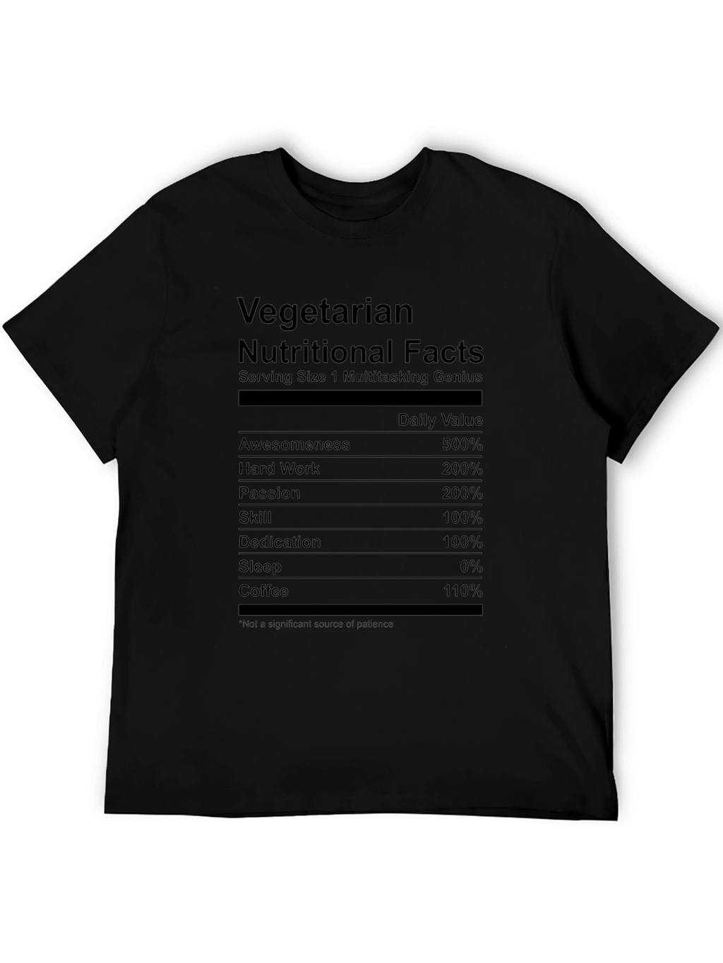 Vegetarian Multitasking Genius Novelty T-Shirt