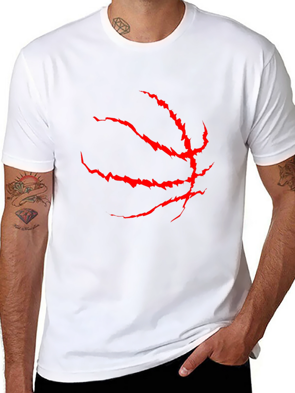 Basketball Claw Graphic T-Shirt