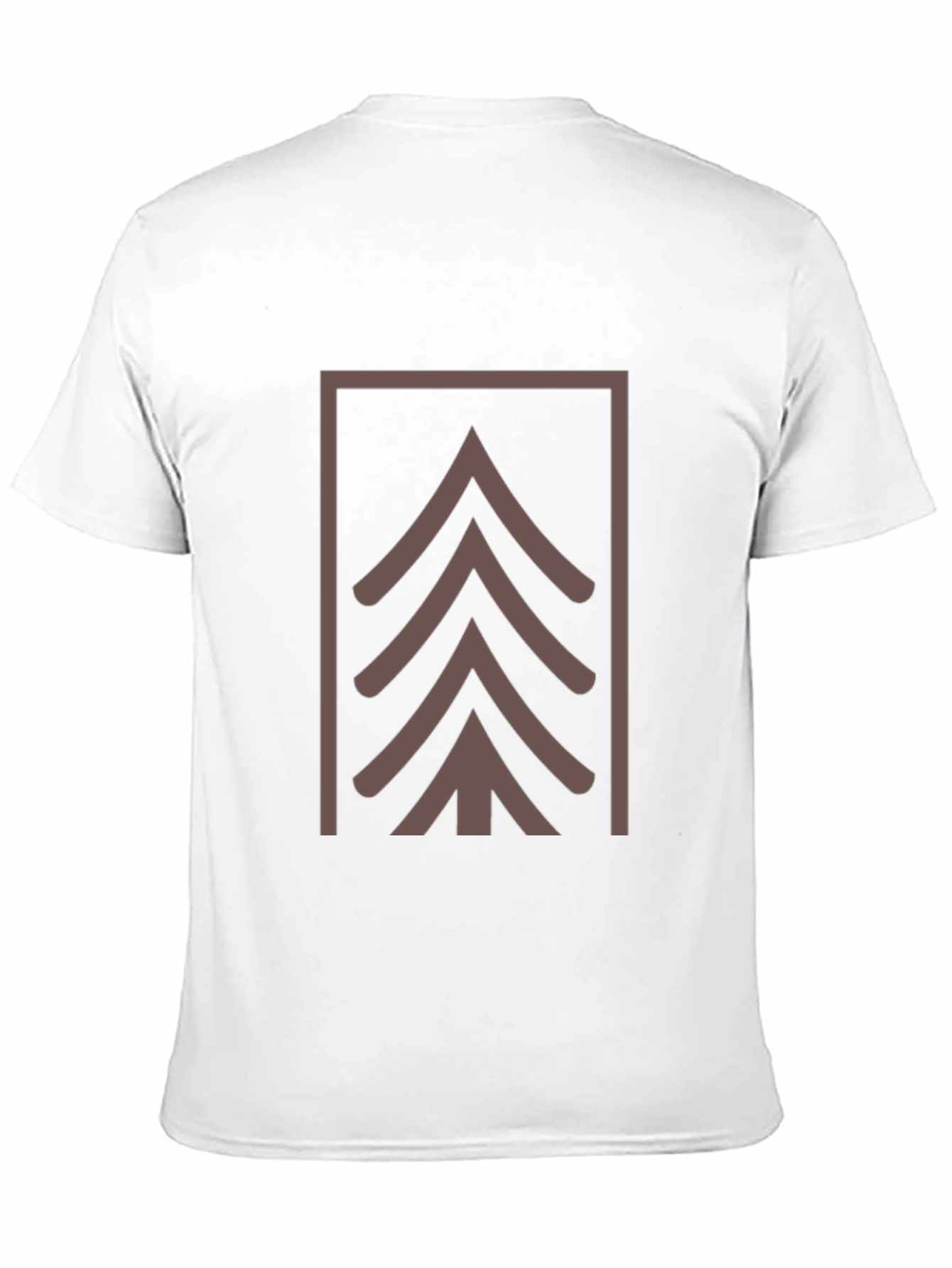 Geometric Tree Graphic Tee - Modern Style
