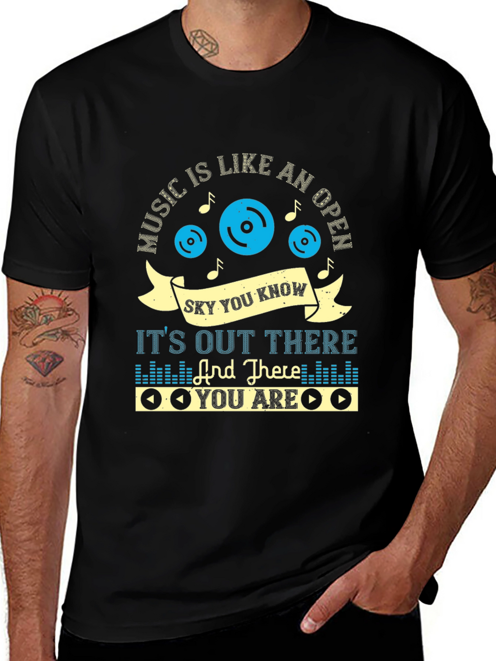 Music is Like an Open Sky T-Shirt