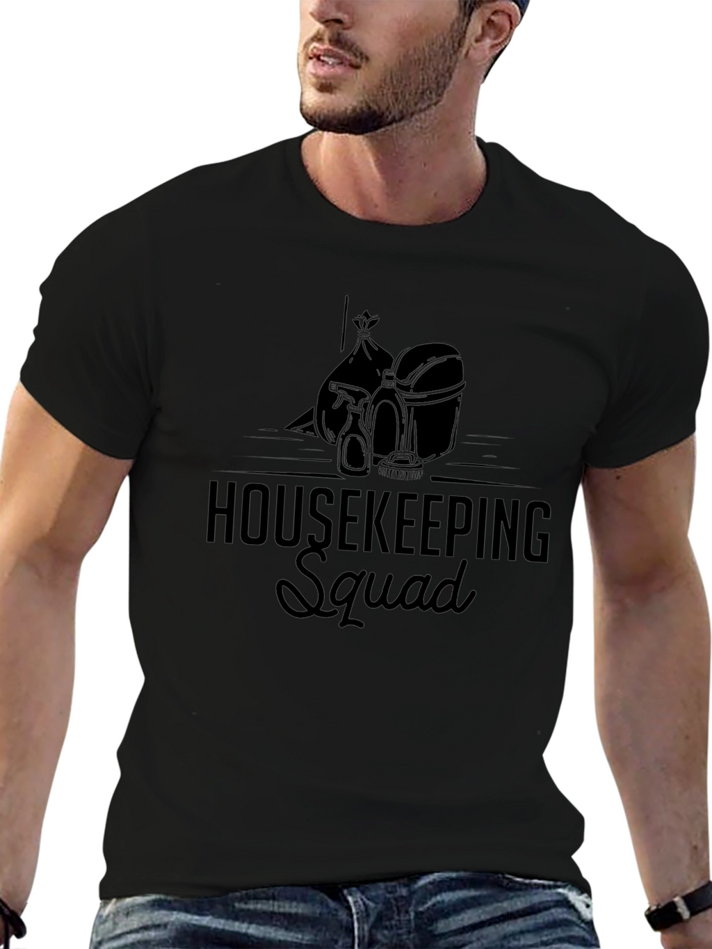 Housekeeping Squad T-Shirt Cleaning Crew Gift