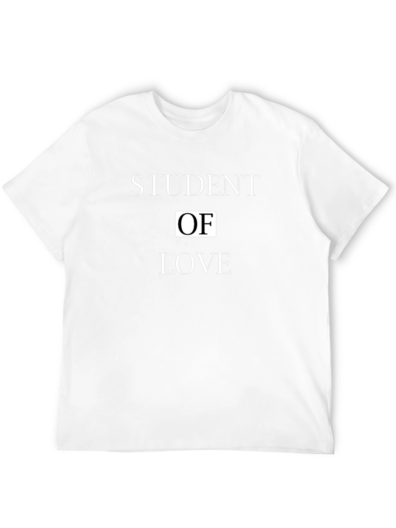 Student of Love Black T-Shirt
