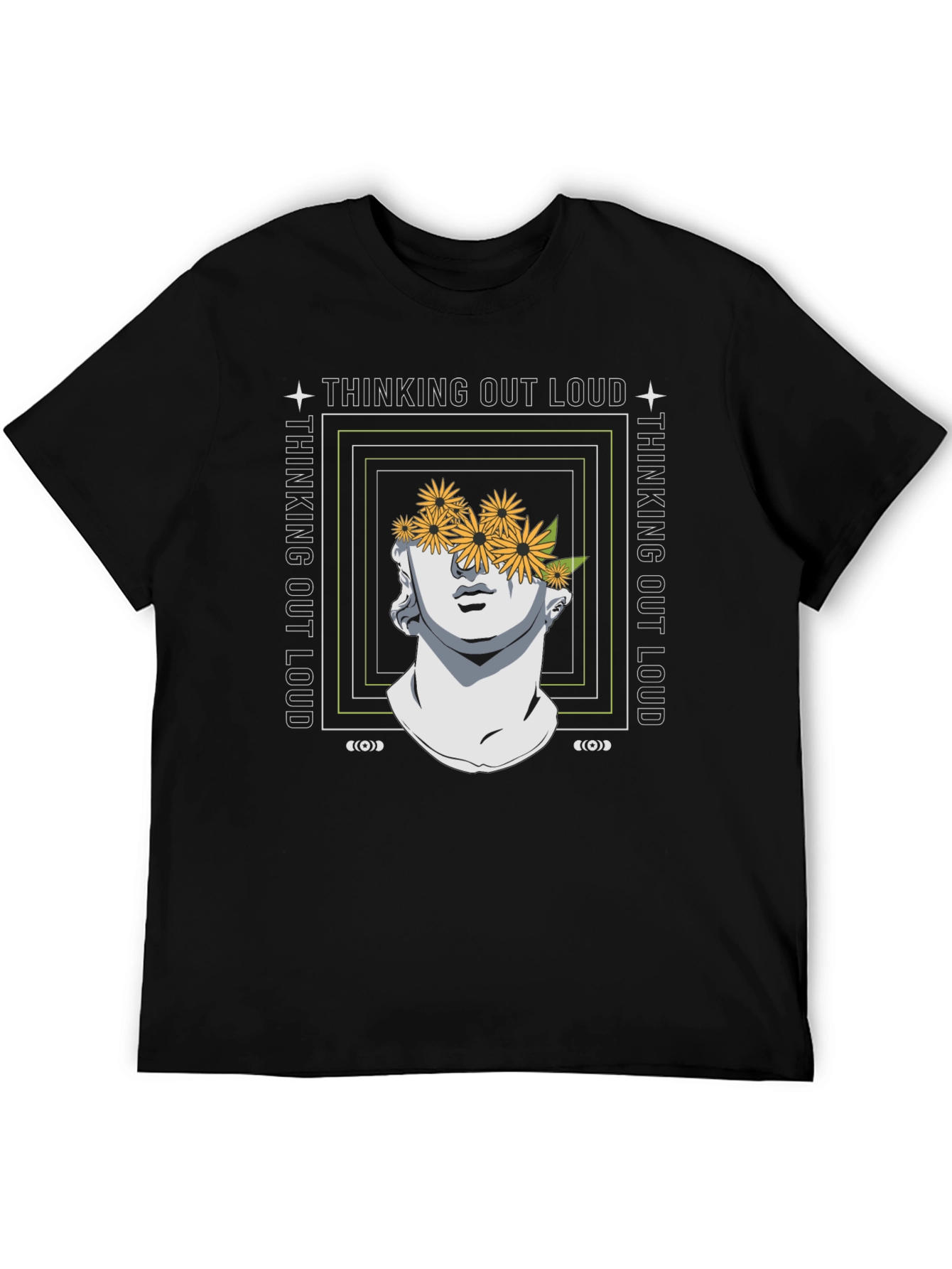 Thinking Out Loud Statue Graphic Tee