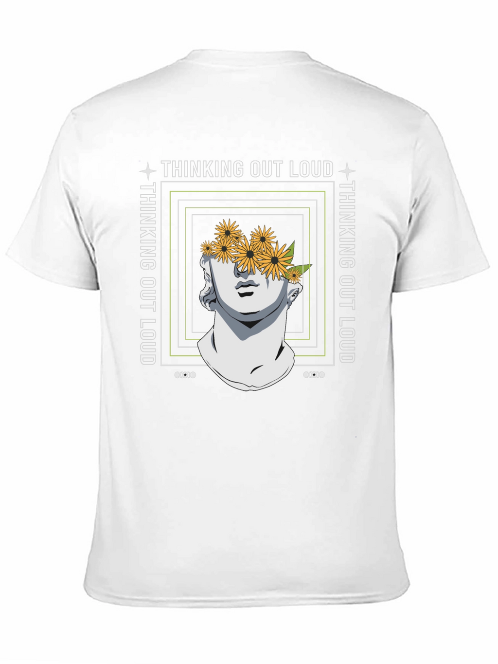 Thinking Out Loud Statue Graphic Tee