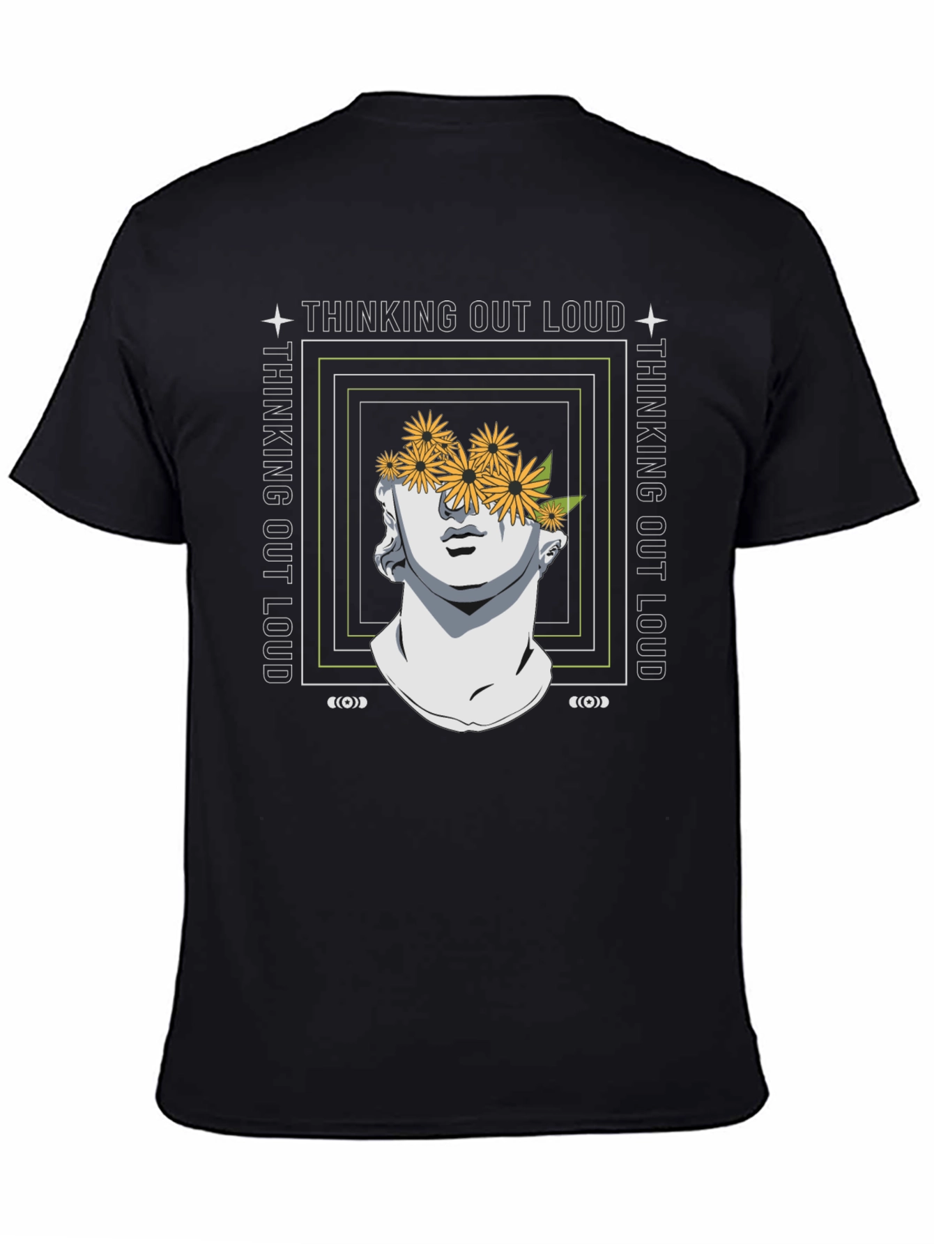 Thinking Out Loud Statue Graphic Tee