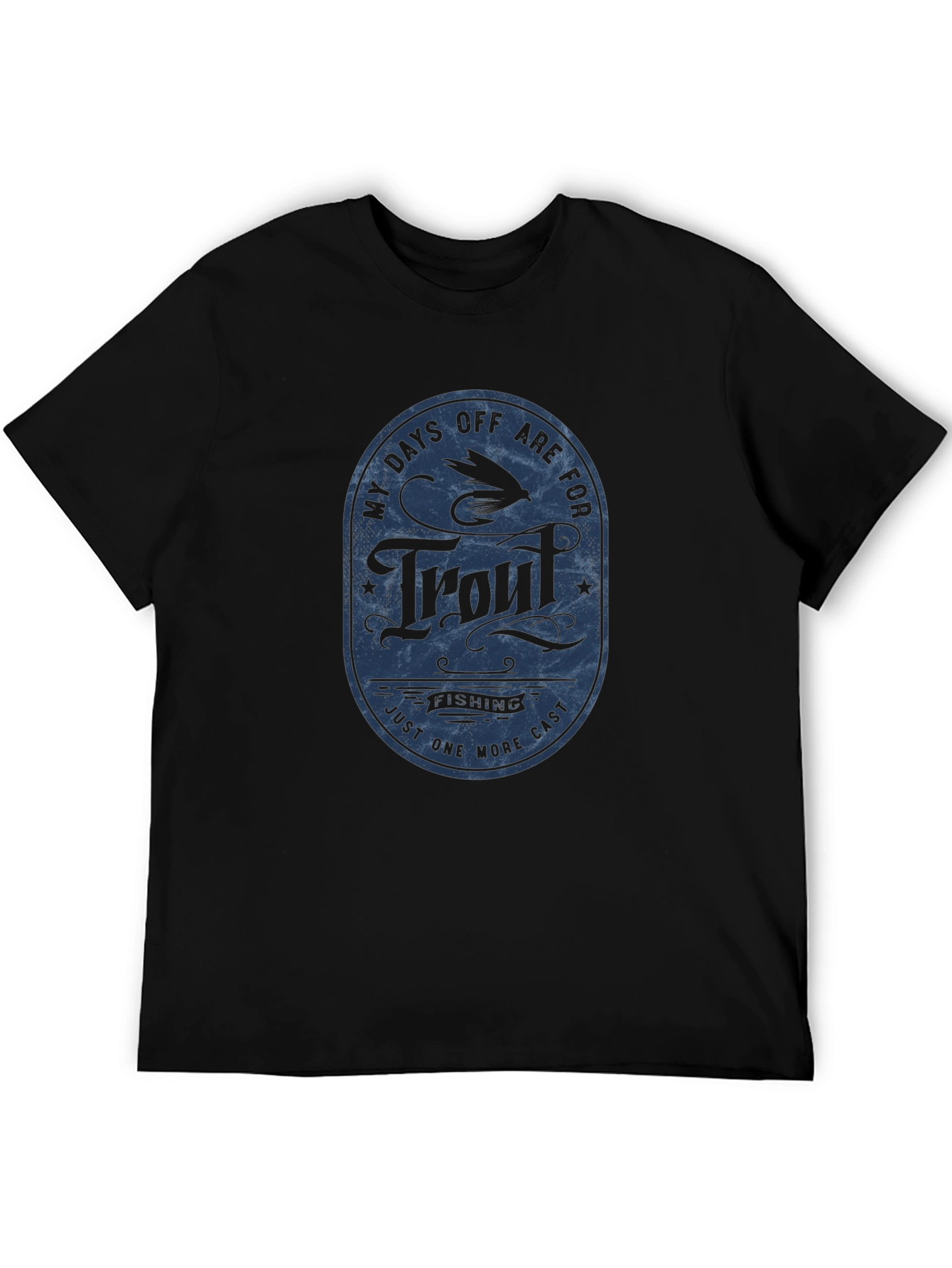 Trout Fishing T-Shirt - My Days Off Are For Design