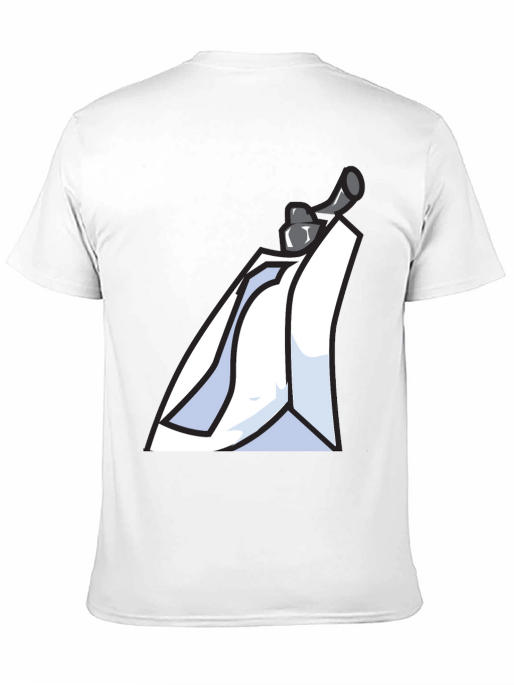 Trendy Black T-shirt with Science Themed Graphic