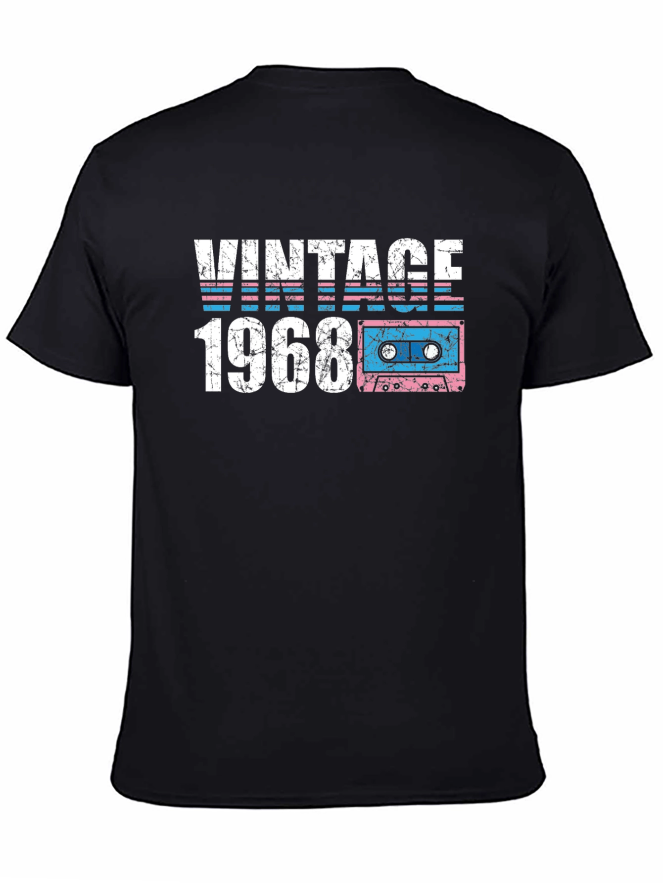 Vintage 1968 Cassette Tape Graphic T-Shirt