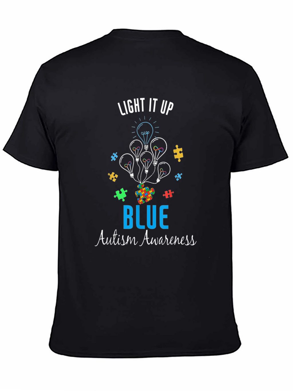 Autism Awareness T-Shirt - Light It Up Blue