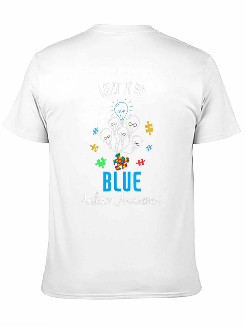 Autism Awareness T-Shirt - Light It Up Blue