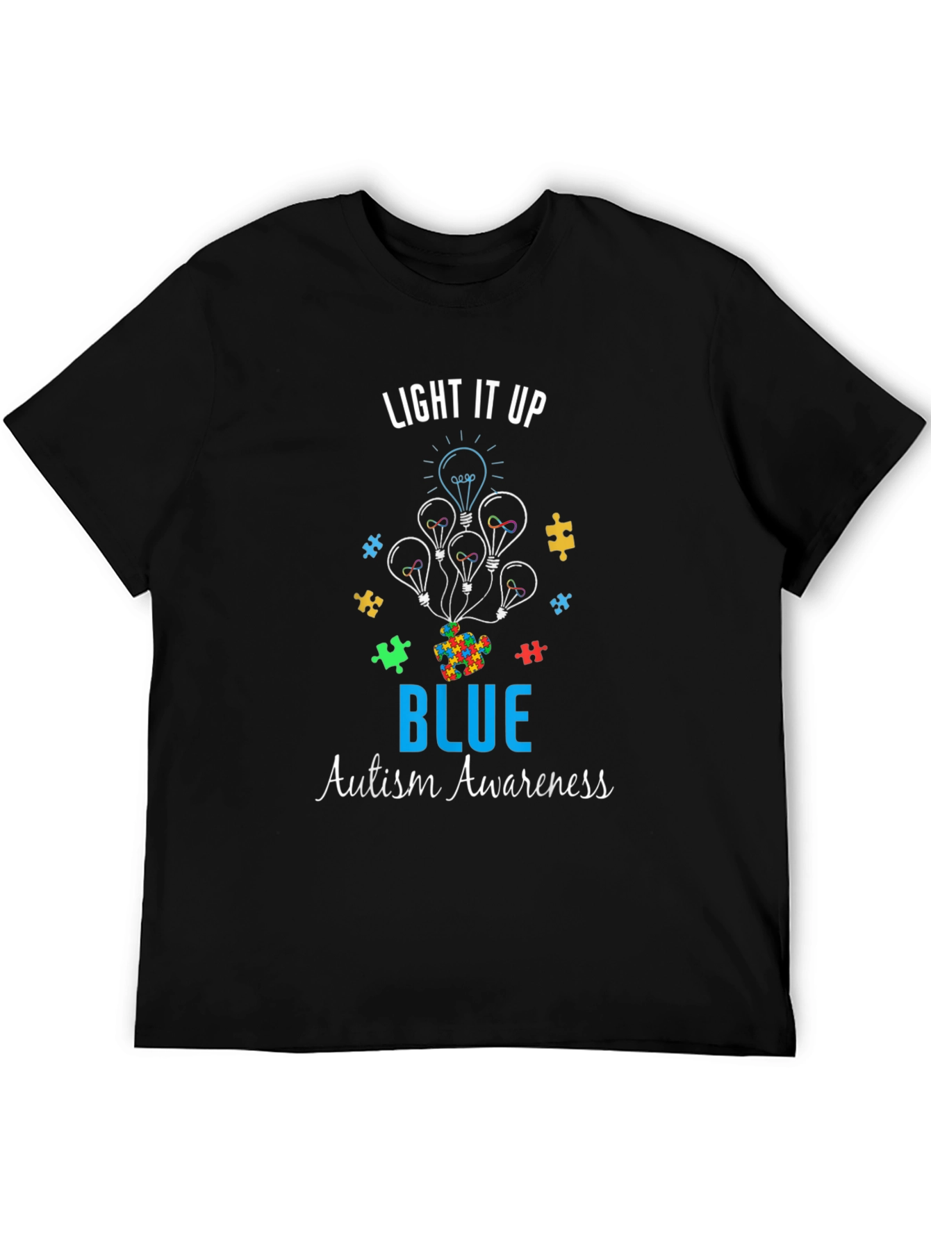 Autism Awareness T-Shirt - Light It Up Blue