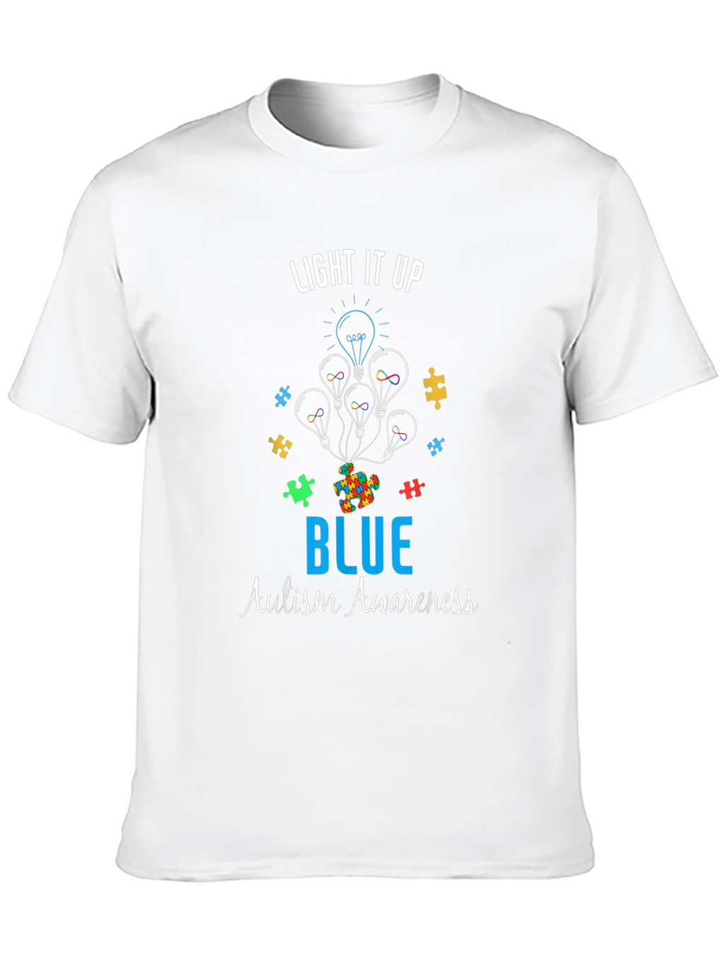Autism Awareness T-Shirt - Light It Up Blue
